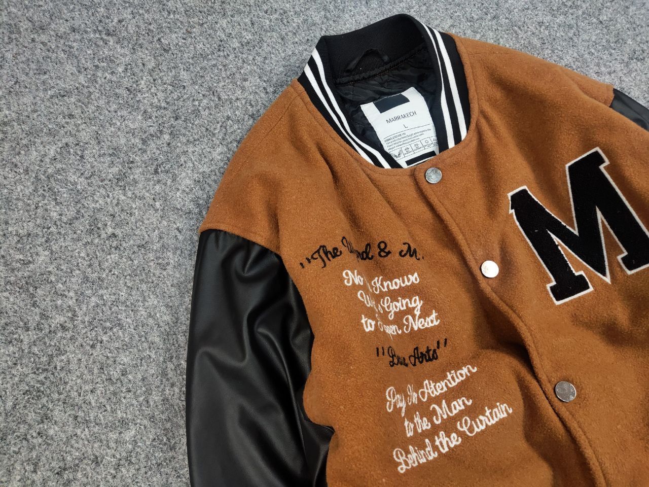 Vintage Vintage Japan Varsity bomber Jacket Letterman Y2K Style Size US L / EU 52-54 / 3 - 8 Thumbnail