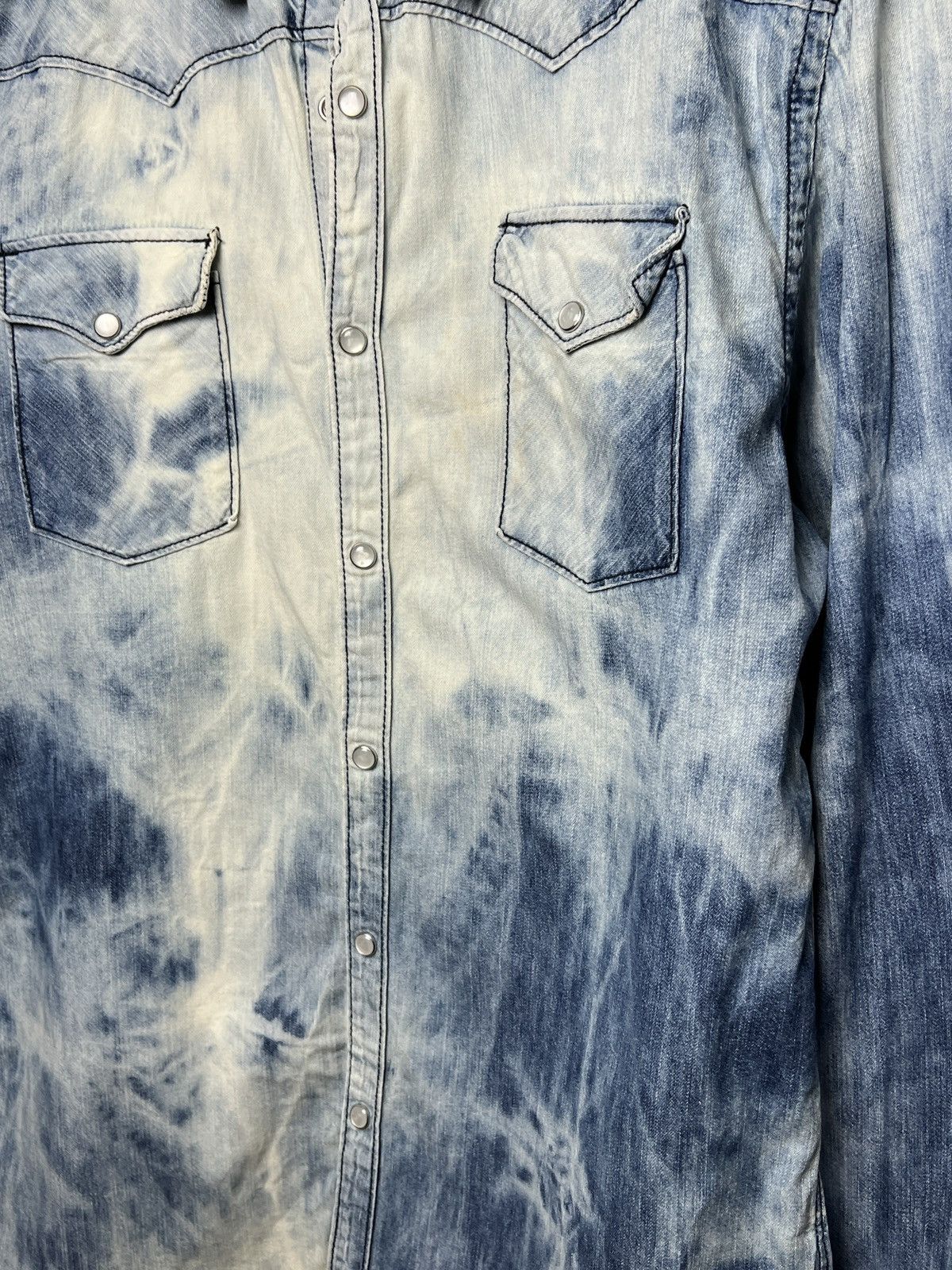 Acne Studios acne vintage bleached travis denim shirt m-l Size US L / EU 52-54 / 3 - 5 Thumbnail