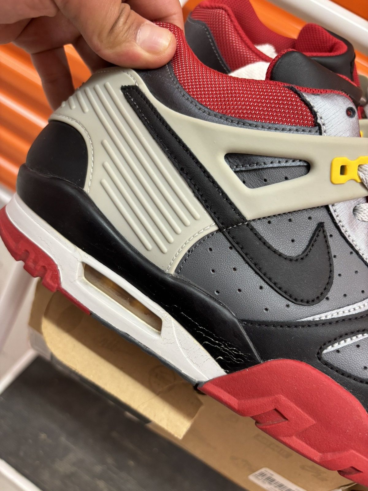 Nike × Vintage ***FINAL DROP***RARE 2008 NIKE AIR TRAINER 3 HIGH 13 Size US 13 / EU 46 - 6 Thumbnail