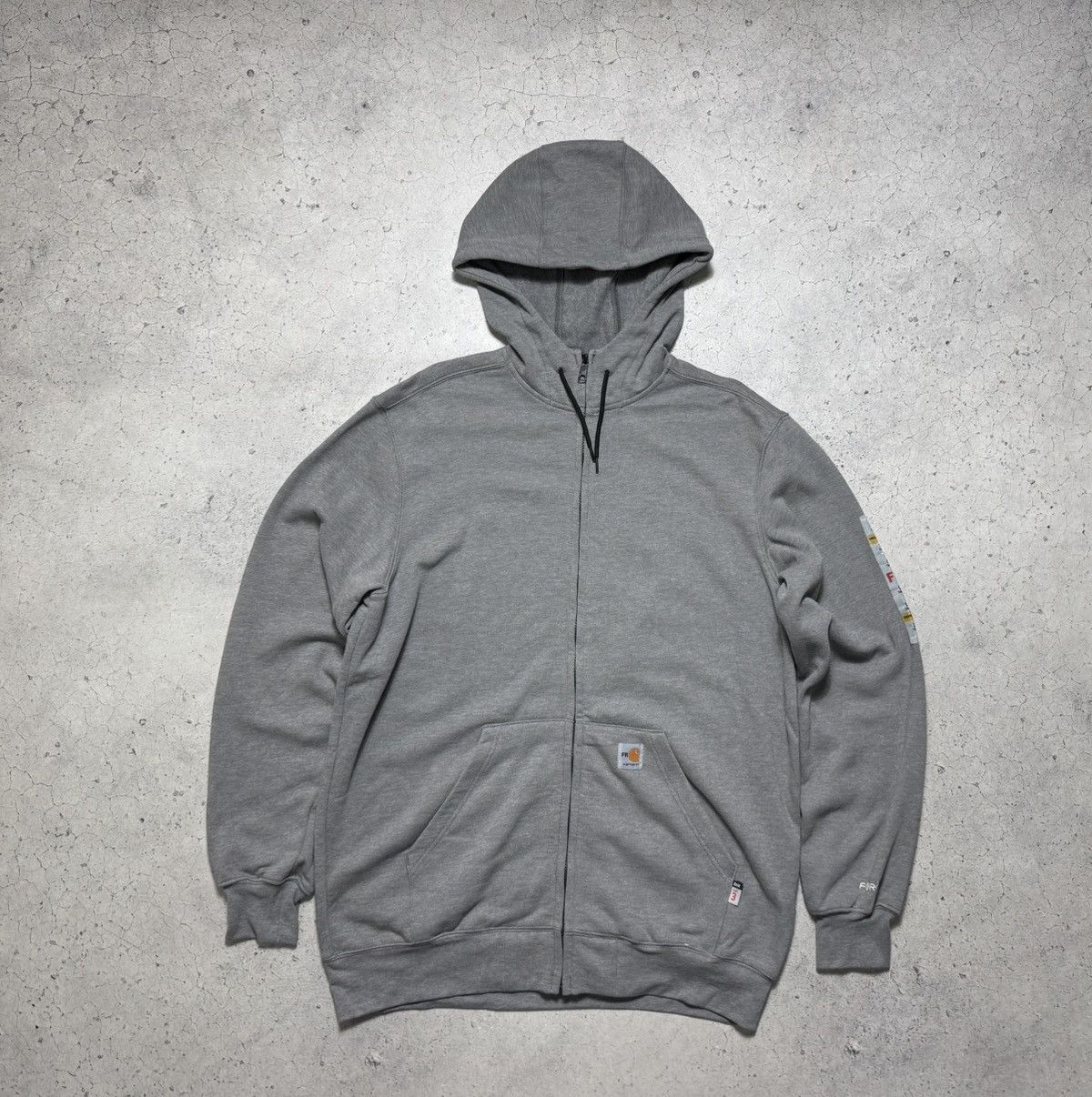 Carhartt Carhartt New Grey Full Zip Hoodie Size L Vintage Size US L / EU 52-54 / 3 - 2 Thumbnail