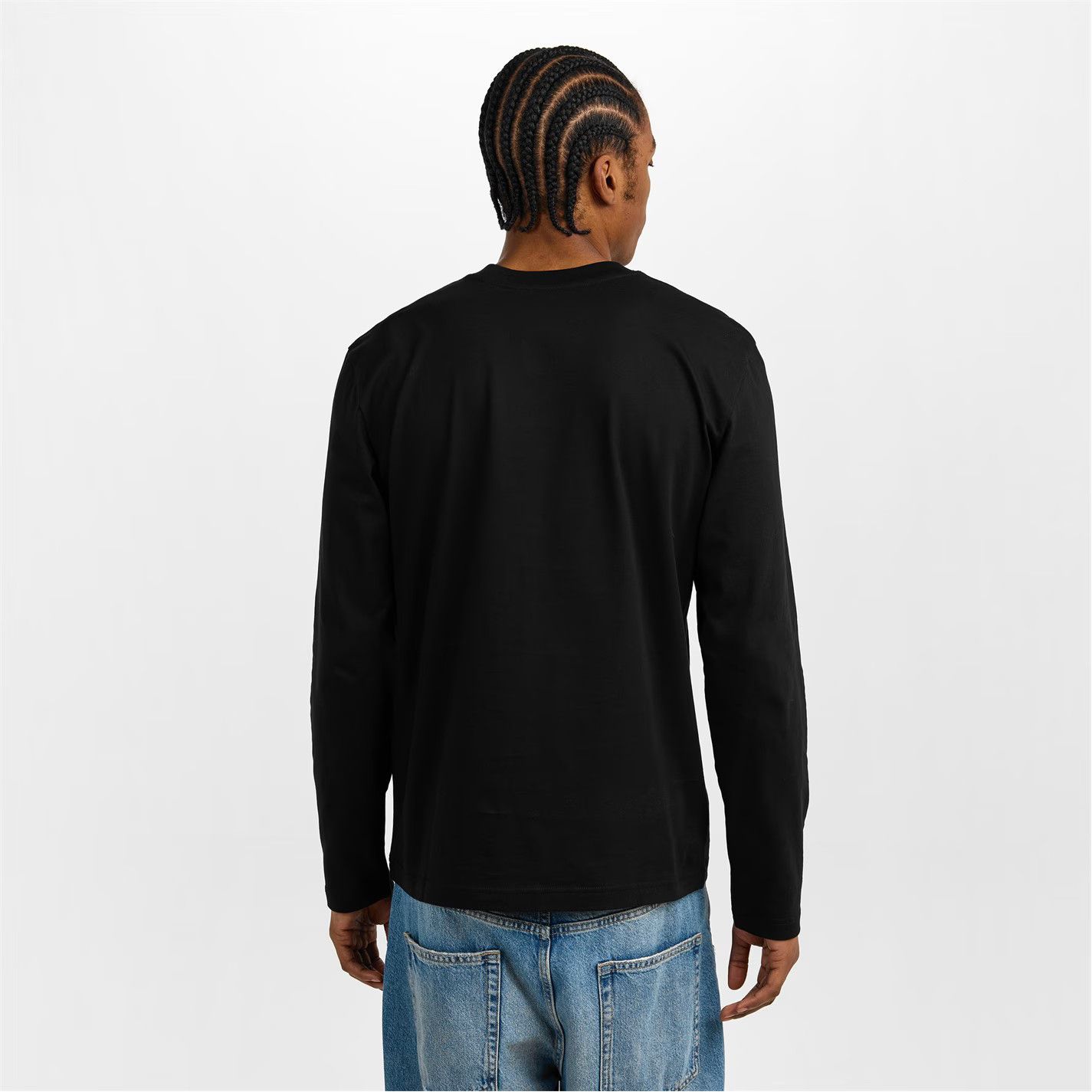 Off-White o1g2r1mq0226 Logo Skate Long Sleeve T-Shirt In Black Size US S / EU 44-46 / 1 - 4 Thumbnail