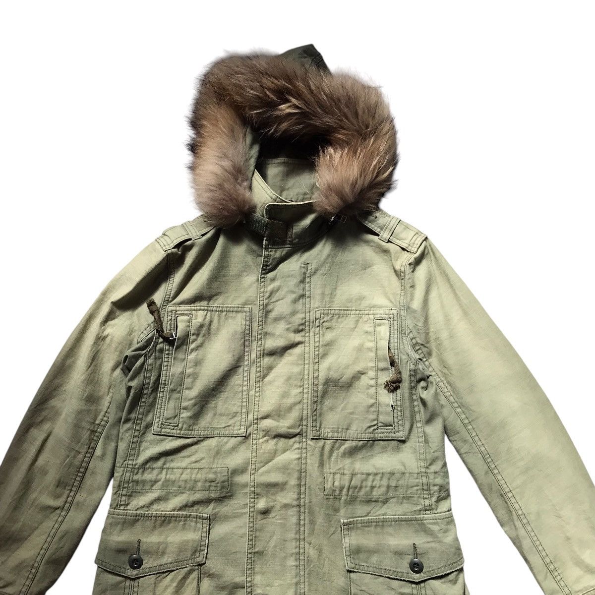 Le Grande Bleu (L.G.B.) If Six Was Nine LGB Tactical Style SOAREAK Faux Fur Jacket Size US S / EU 44-46 / 1 - 5 Thumbnail