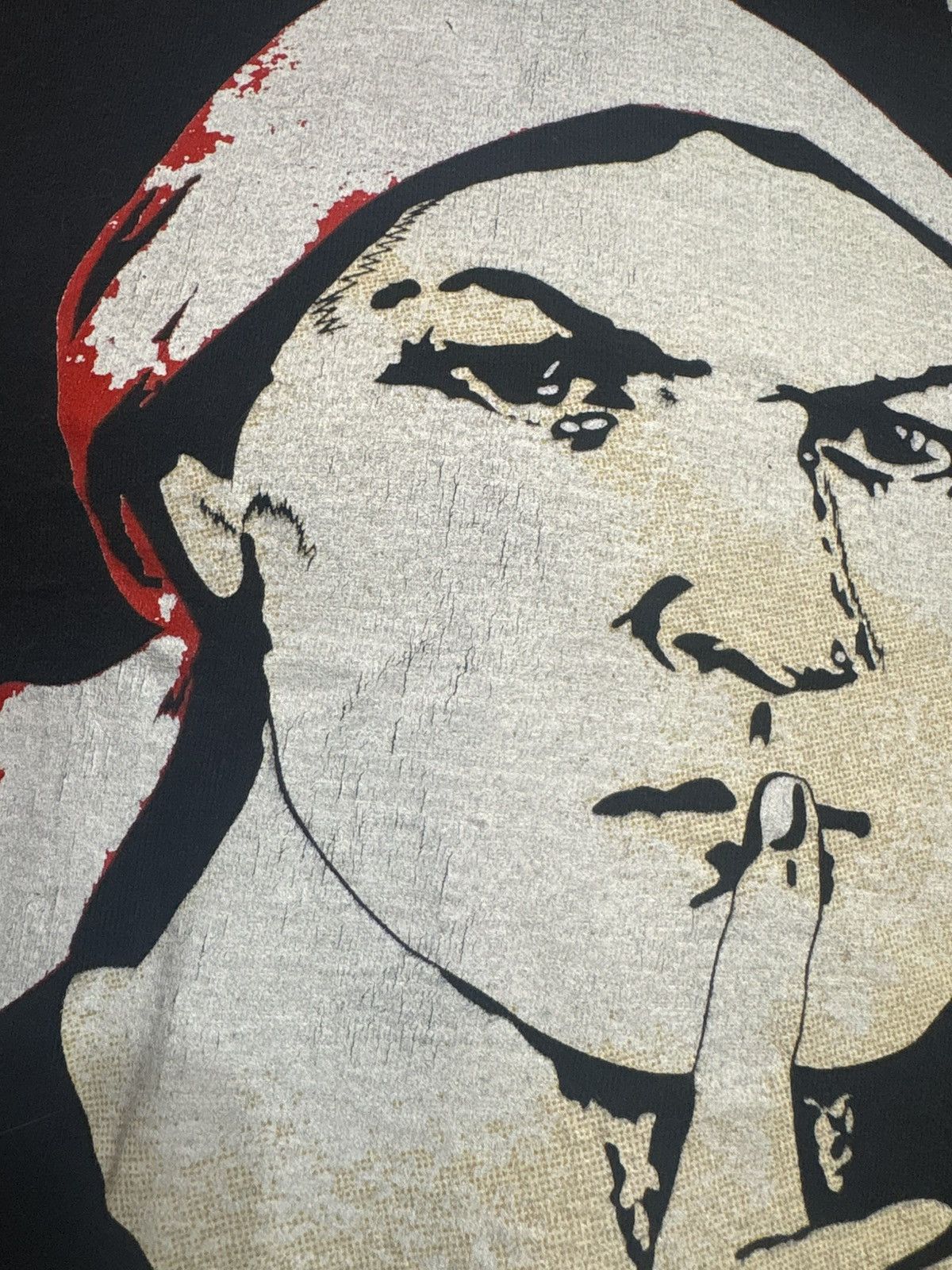 Vintage Vintage Soviet Propaganda Art Tshirt Russia Don’t Speak Size US L / EU 52-54 / 3 - 5 Thumbnail