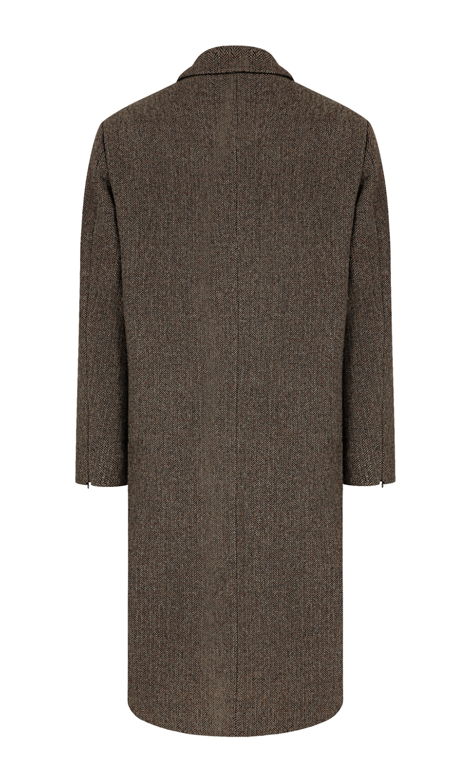 Other Piece Worker Craft Herringbone Coat - Melange Brown Size US M / EU 48-50 / 2 - 2 Thumbnail