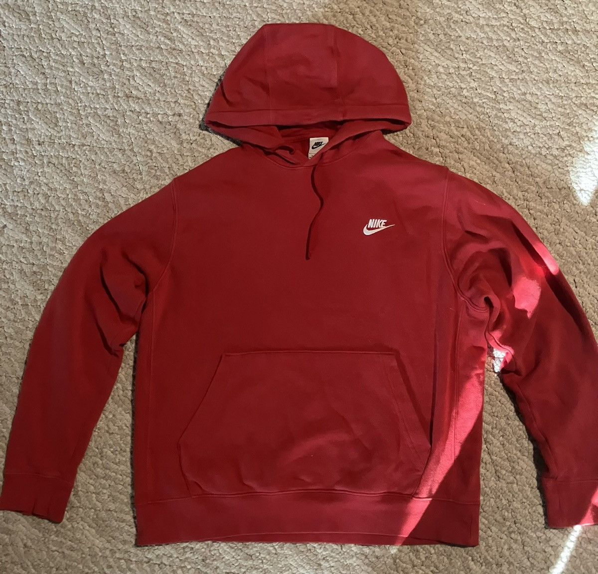 Nike Red great condition Nike hoodie Size US L / EU 52-54 / 3 - 1 Thumbnail