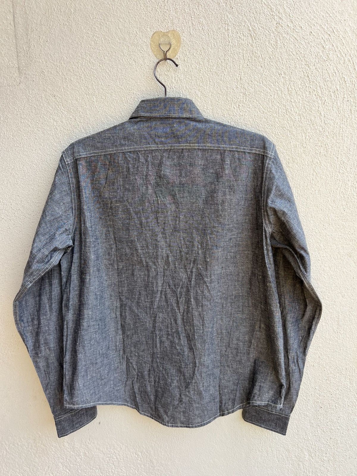 45rpm Dope & Drakkar Japan Chambray Work Shirt Size US M / EU 48-50 / 2 - 2 Thumbnail