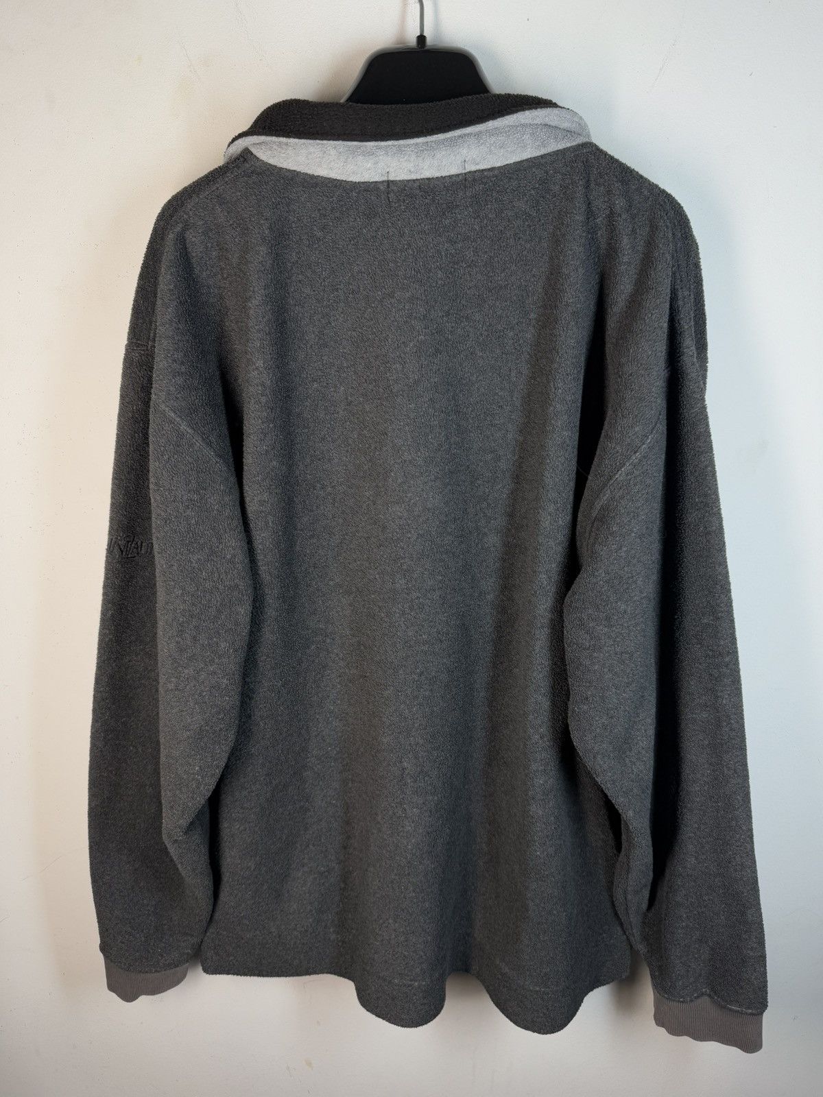Yves Saint Laurent Fleece YSL Sweatshirt 1/4 Quarter Zip Up Logo Sweater Y2k Size US XL / EU 56 / 4 - 8 Thumbnail