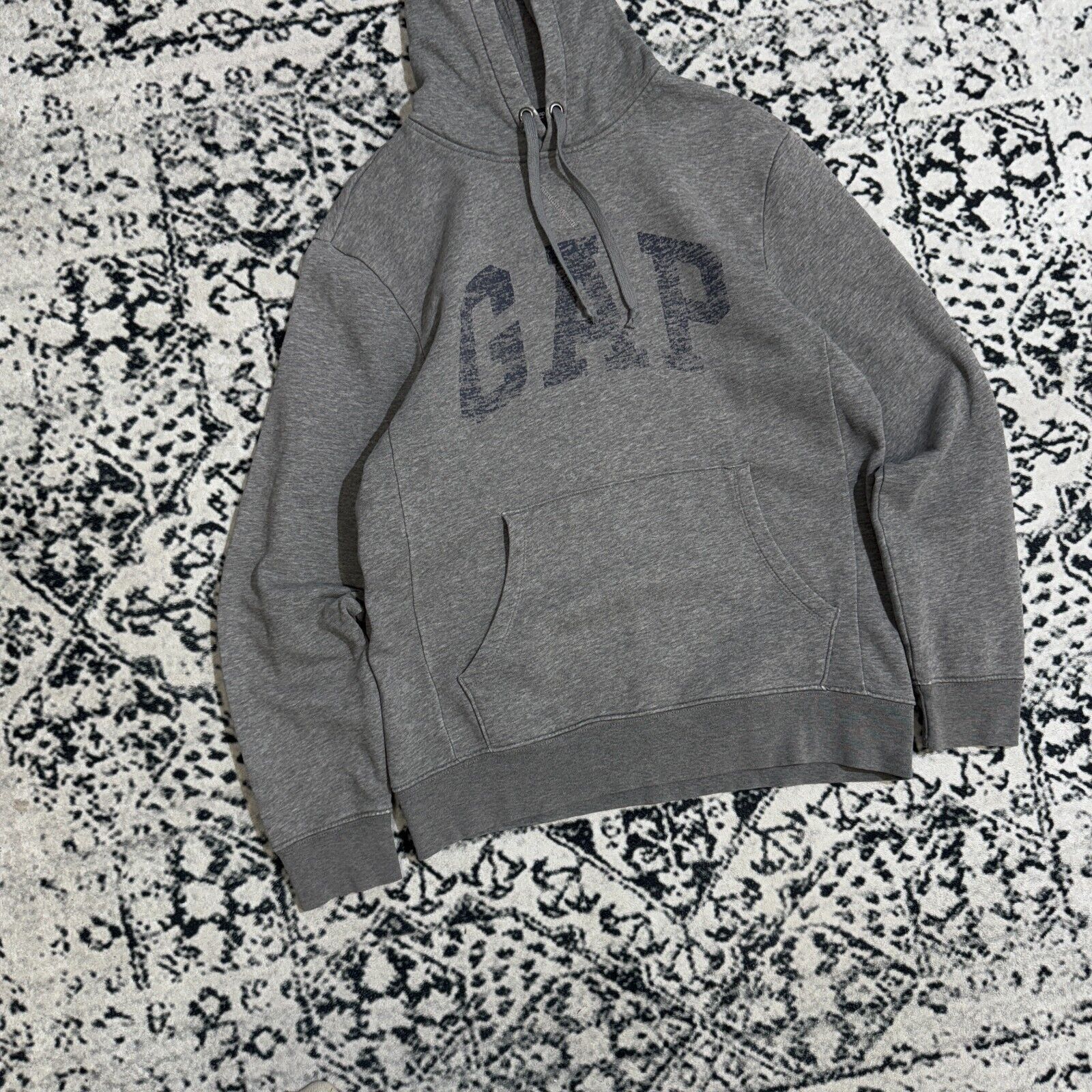 Gap × Vintage Vintage Gap Unisex Gray Cotton Hoodie Size S Y2K 90s Archive Size US S / EU 44-46 / 1 - 3 Thumbnail
