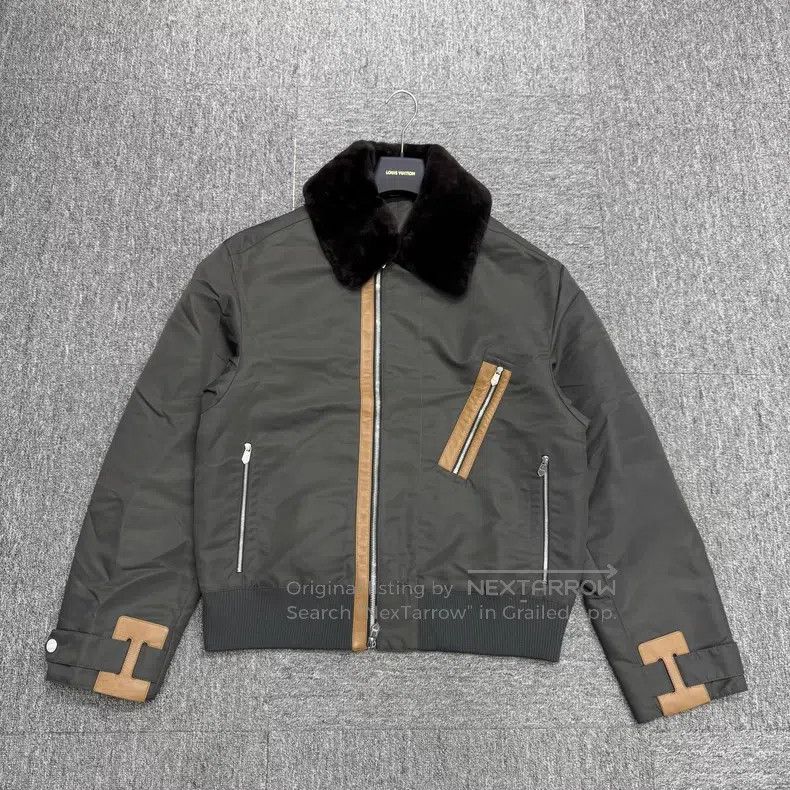 Hermes Hermes Mink Fur Collar Pilot Jacket Size US L / EU 52-54 / 3 - 1 Thumbnail