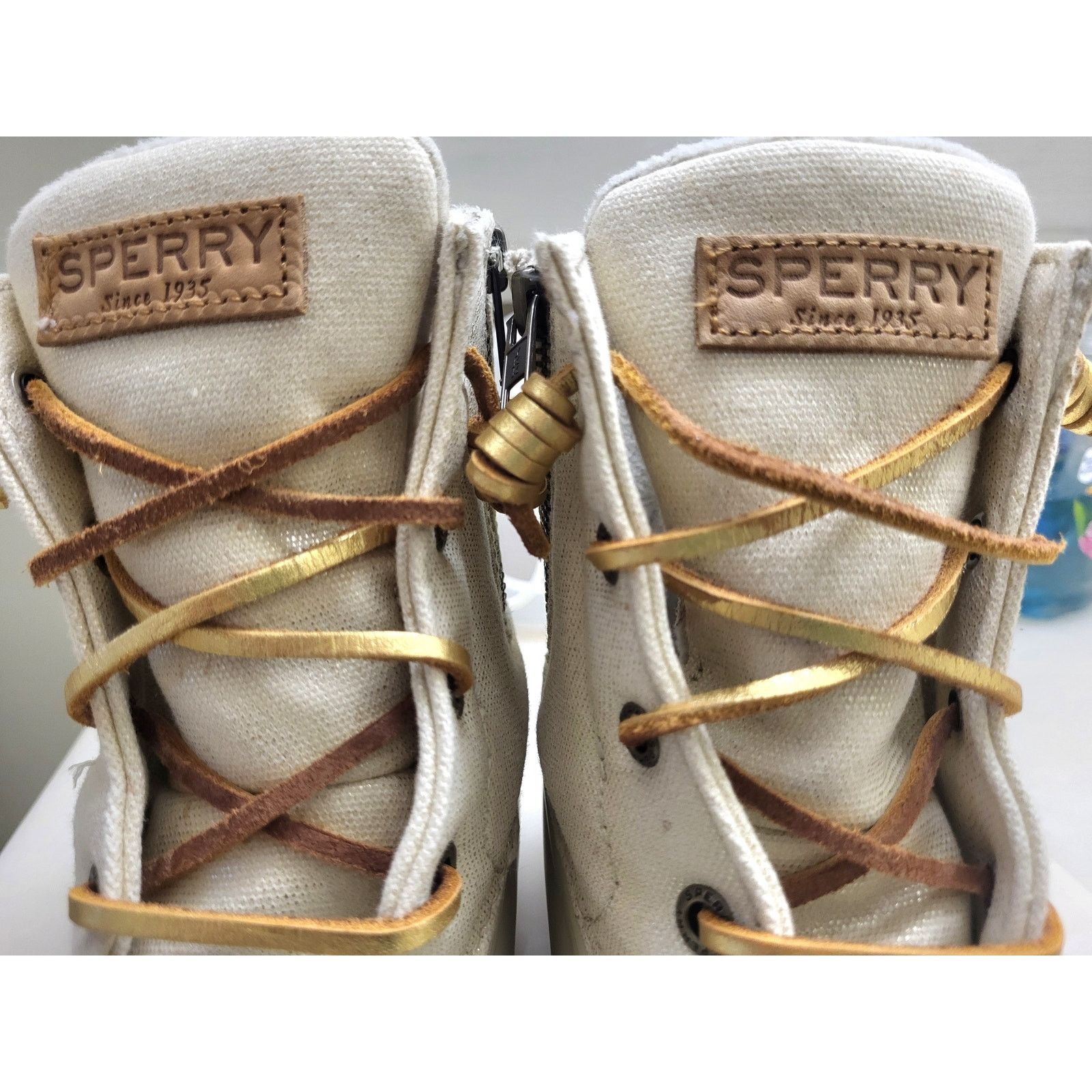 Sperry Sperry Saltwater Duck Boots EUC Women 10 Barely Worn Sparkle Size US 10 / IT 40 - 9 Thumbnail