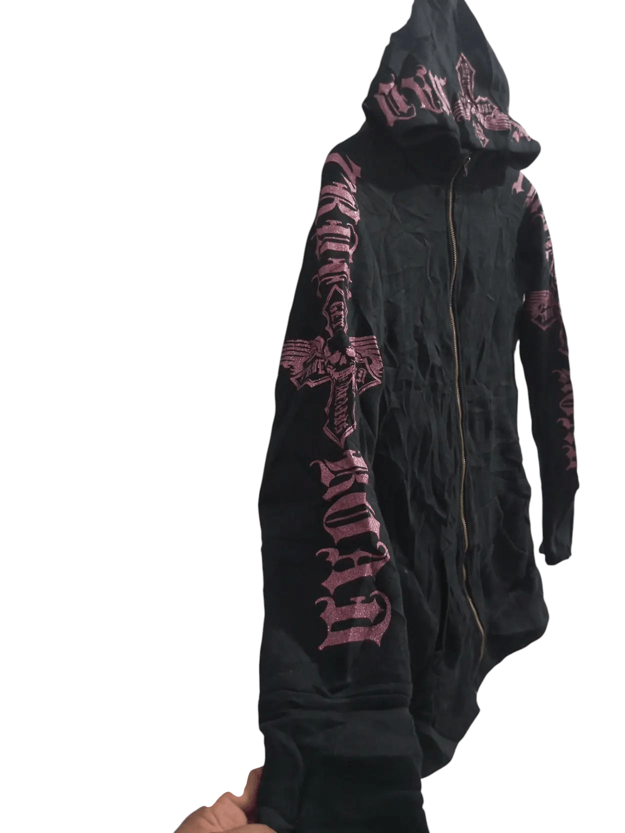20471120 Vintage Galmourous punk angles hoodie Size US S / EU 44-46 / 1 - 3 Thumbnail