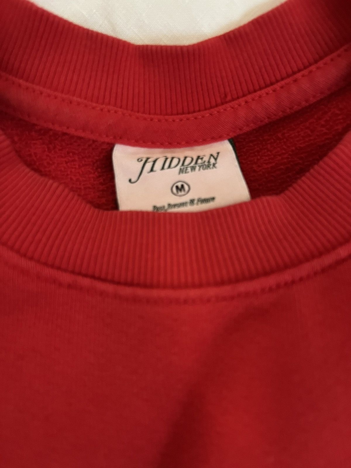 HIDDEN HIDDEN LIMITED DROP RED SWEATSHIRT PPF Size US M / EU 48-50 / 2 - 3 Thumbnail