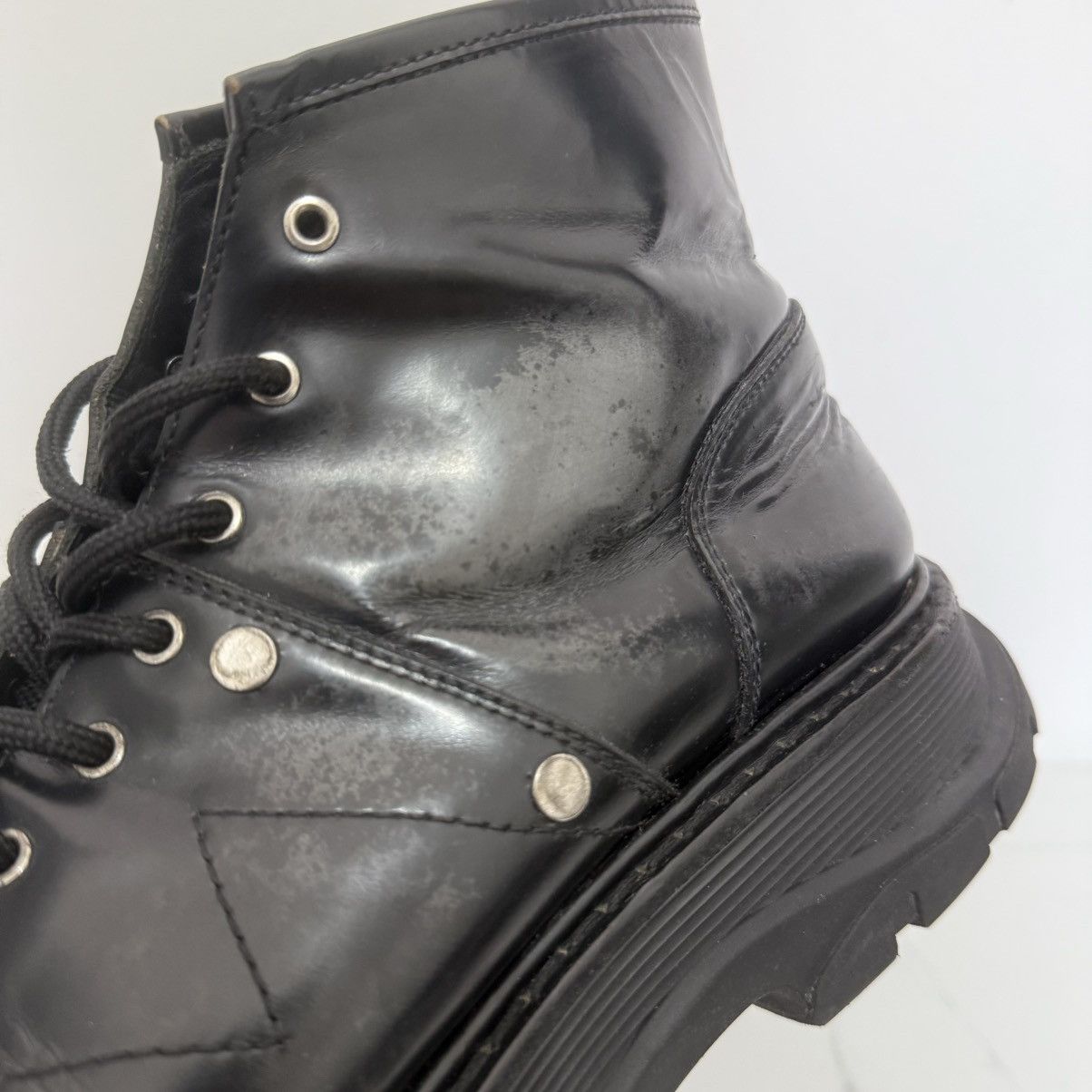 Alexander McQueen Alexander Mcqueen Thread Lace up Boots Size US 9 / EU 42 - 12 Thumbnail