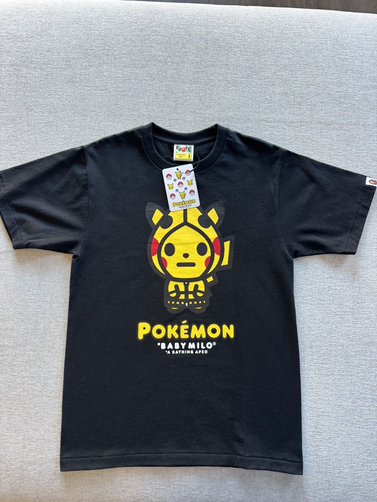 Bape x Pokemon Baby Milo Pickachu Tee