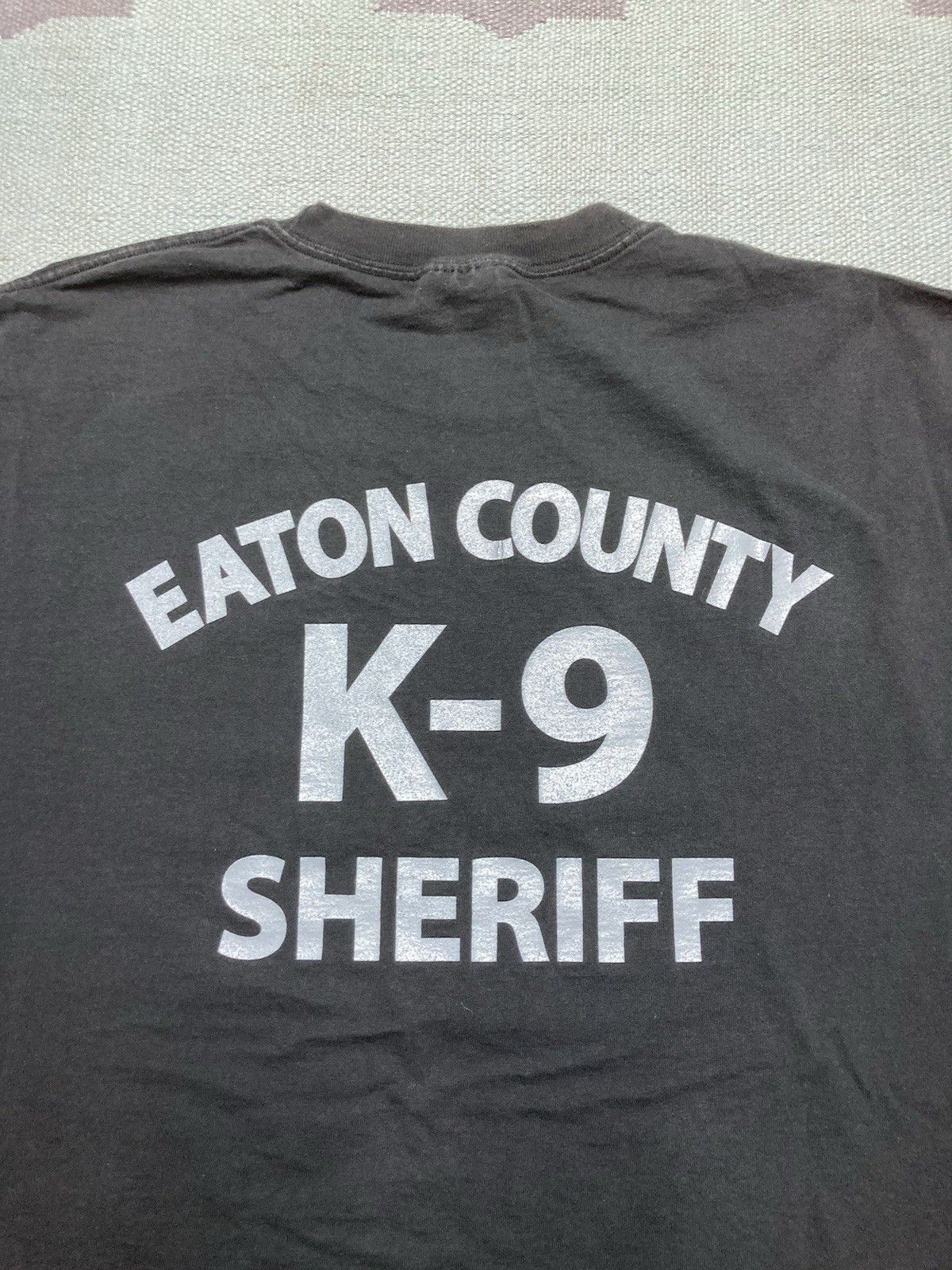 Vintage tshirt Eaton county Sheriff department K9 rusty Michigan XXL Size US XXL / EU 58 / 5 - 7 Thumbnail