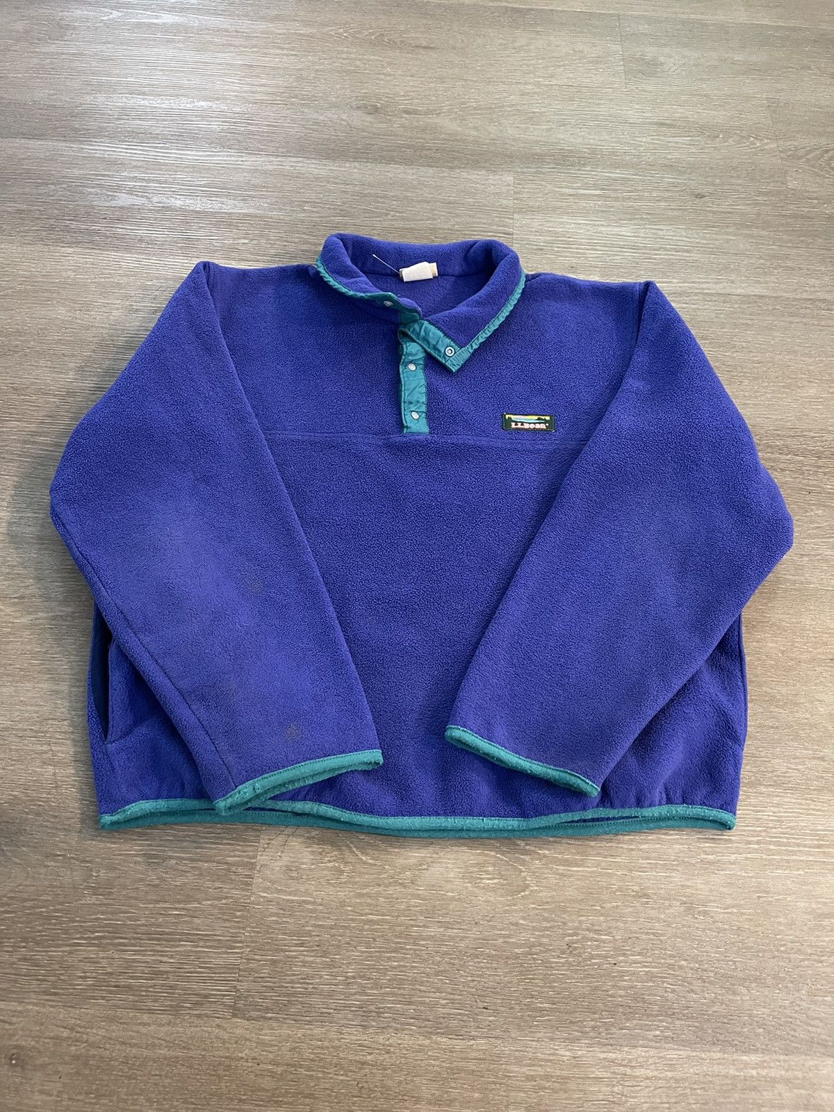 Japanese Brand × L.L. Bean × Vintage Vintage Fleece Sweater by L.L. Bean Boxy Size US L / EU 52-54 / 3 - 3 Thumbnail