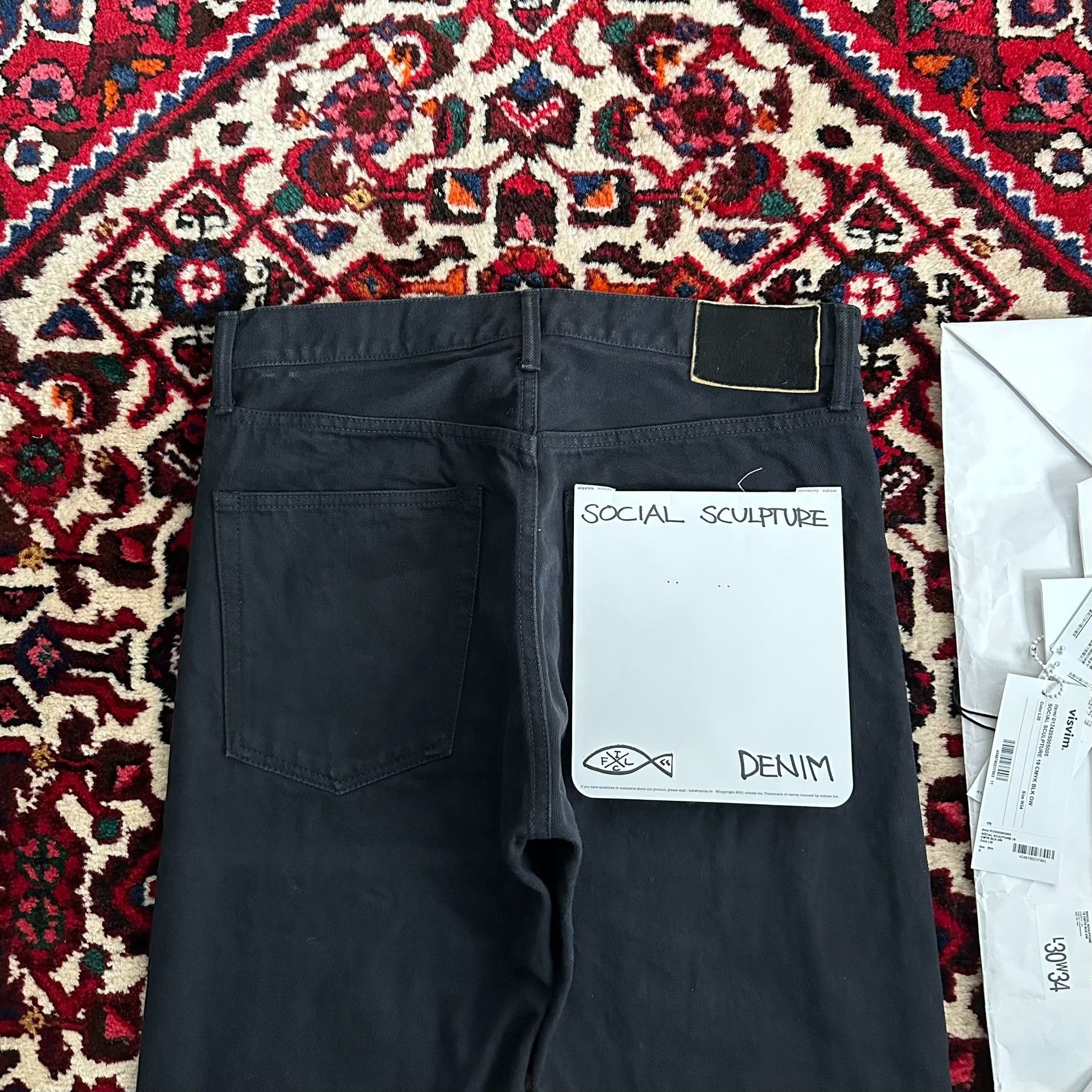 Visvim visvim 24AW Journeyman Wide Black Jeans Size US 26 / EU 42 - 4 Thumbnail