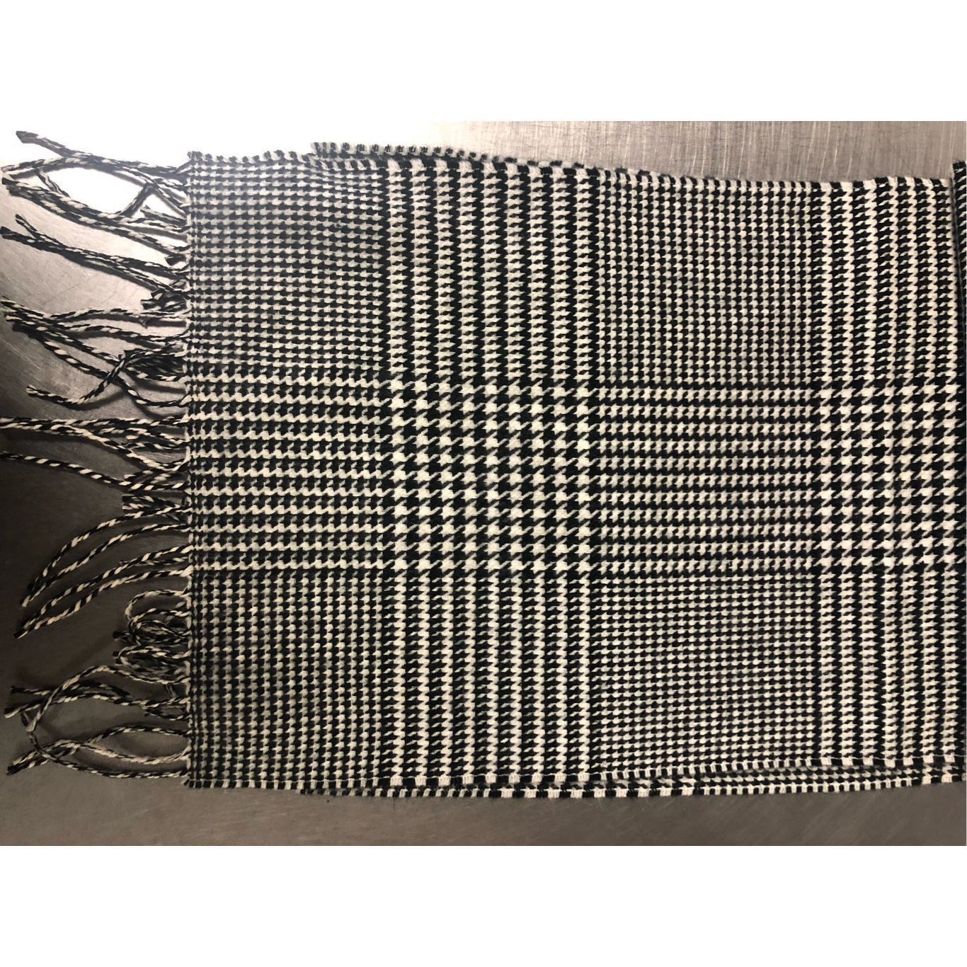 Other Women’s Men’s Unisex Black & White Houndstooth Hand Tailored Size ONE SIZE - 2 Thumbnail