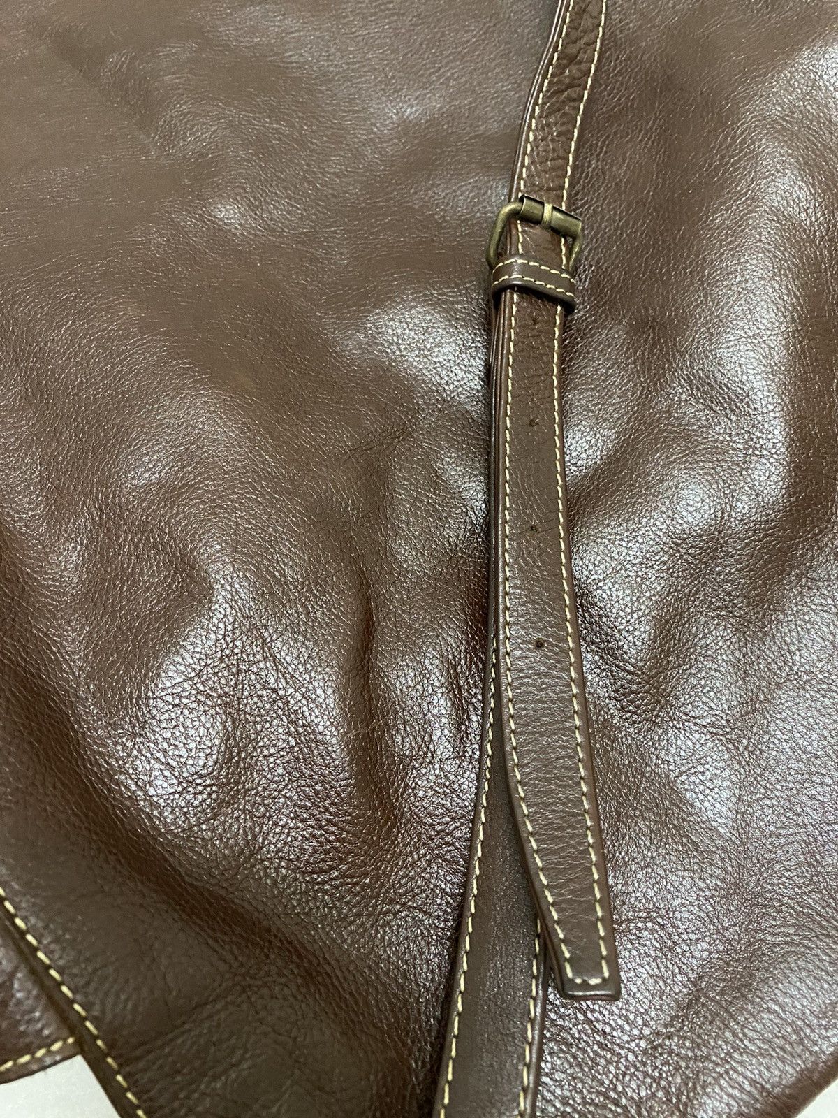 Leather Tete Homme Leather Sling Bag Size ONE SIZE - 9 Thumbnail