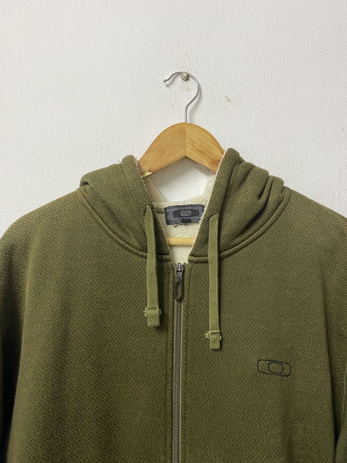Oakley Vintage y2k oakley winter solid hoodie olive green Size US L / EU 52-54 / 3 - 3 Thumbnail