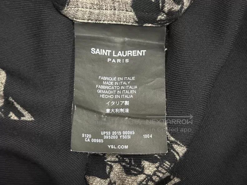 Saint Laurent Paris Saint Laurent Paris Skull Shirt i Size S / US 4 / IT 40 - 5 Thumbnail