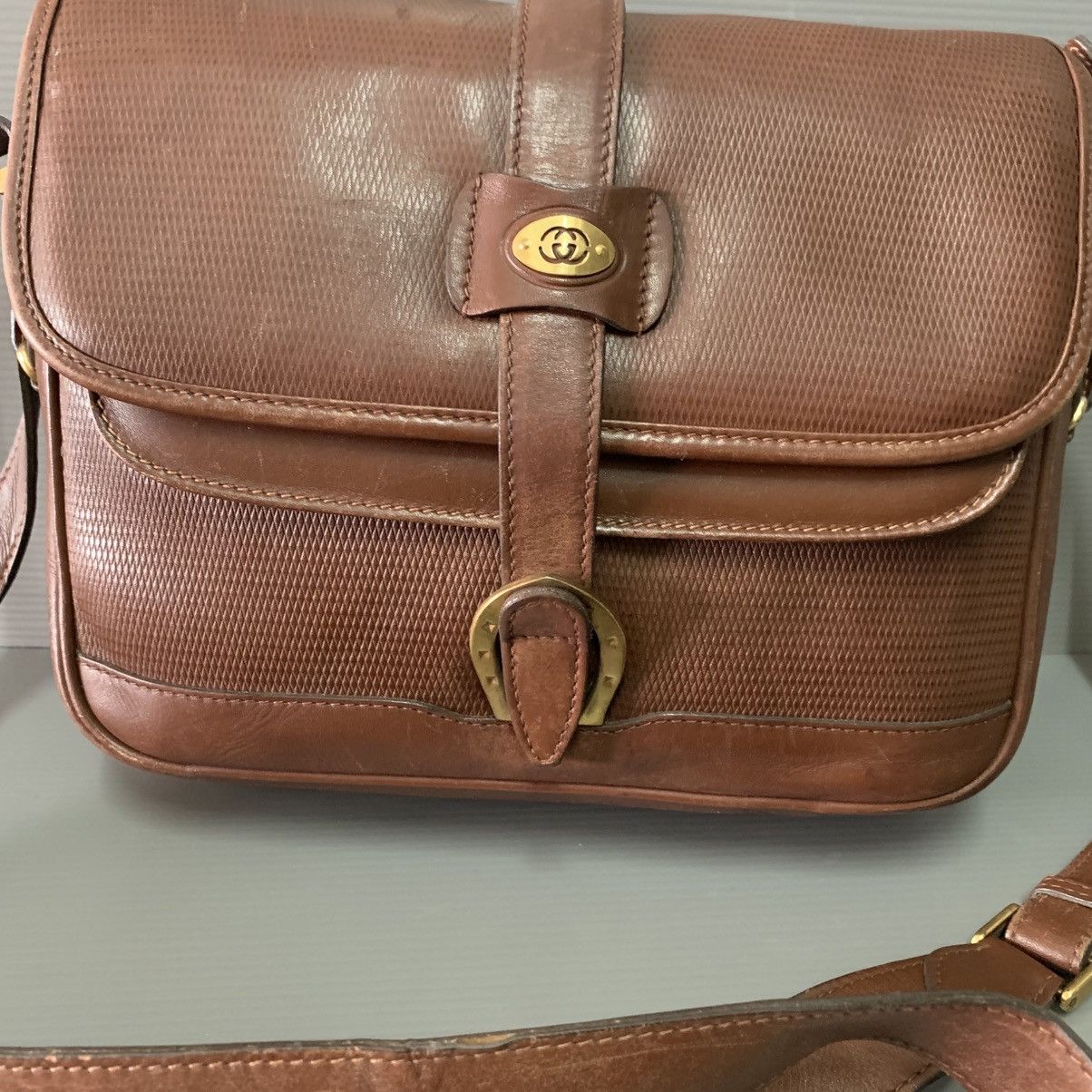 Gucci Gucci Vintage Leather Slingbag Size ONE SIZE - 11 Thumbnail