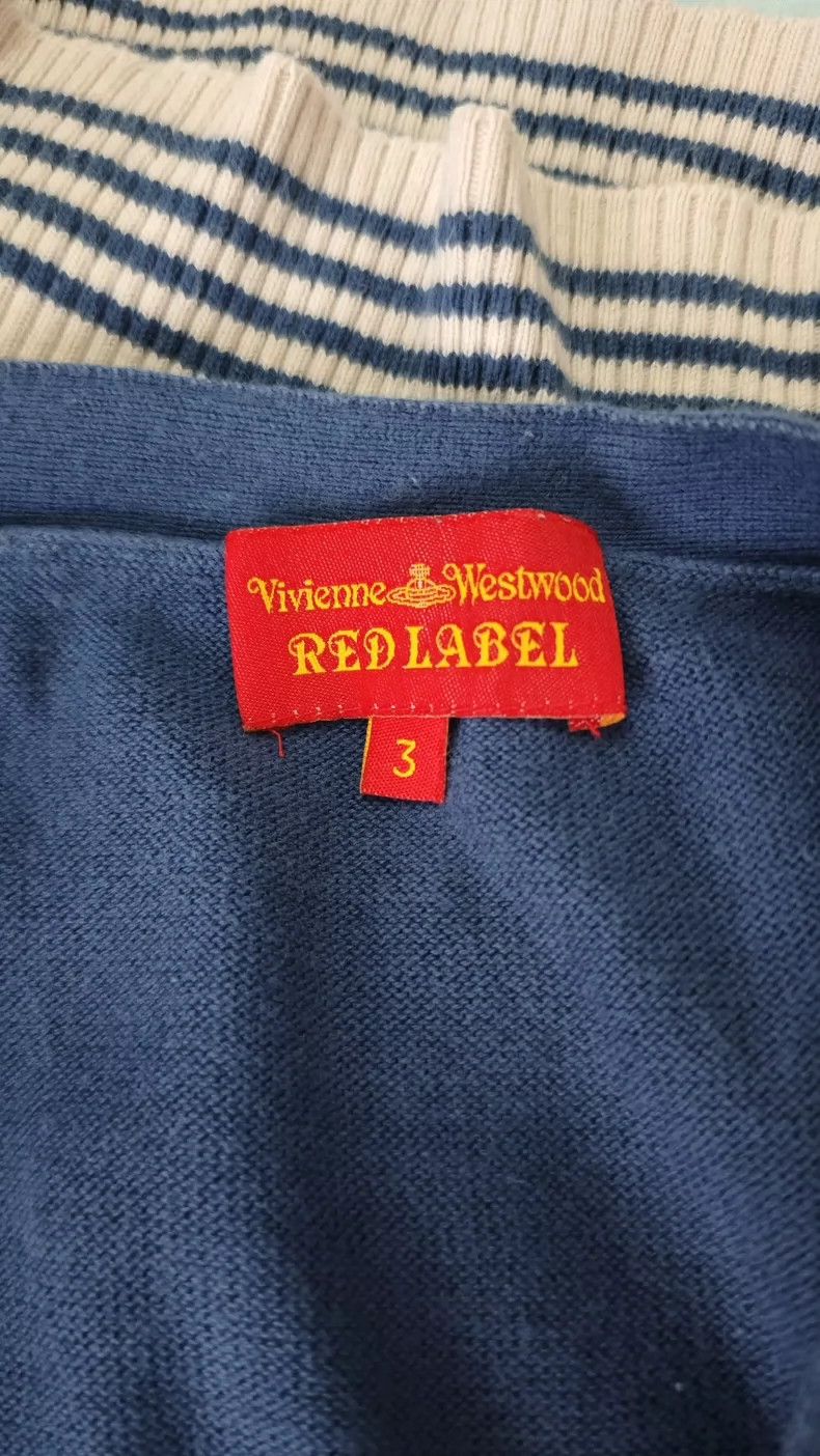 Vivienne Westwood Vivienne Westwood Dark blue V-neck shirt Size M / US 6-8 / IT 42-44 - 5 Thumbnail