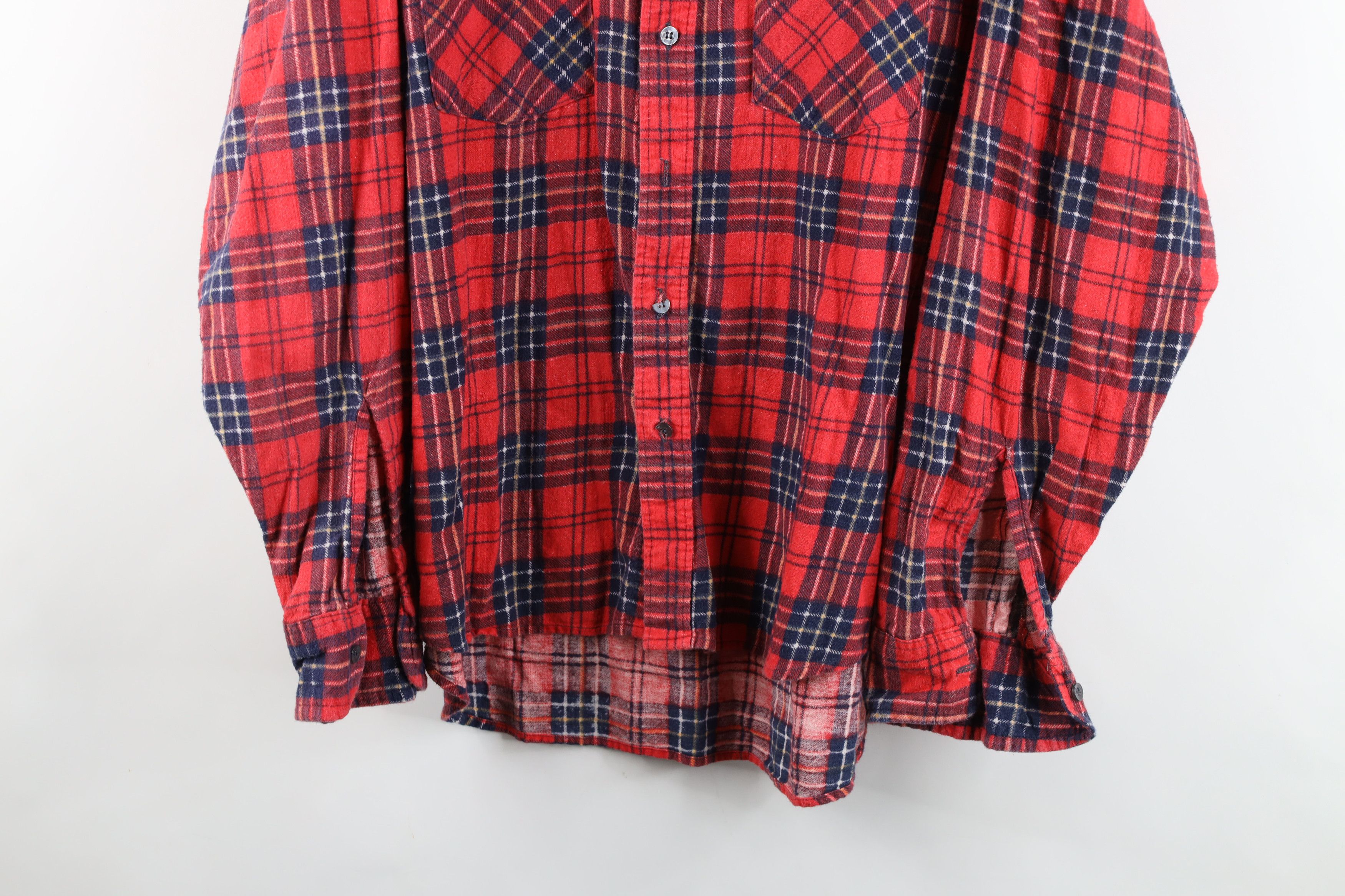 Vintage Vintage 80s 90s Streetwear Collared Button Shirt Plaid Size US XL / EU 56 / 4 - 3 Thumbnail