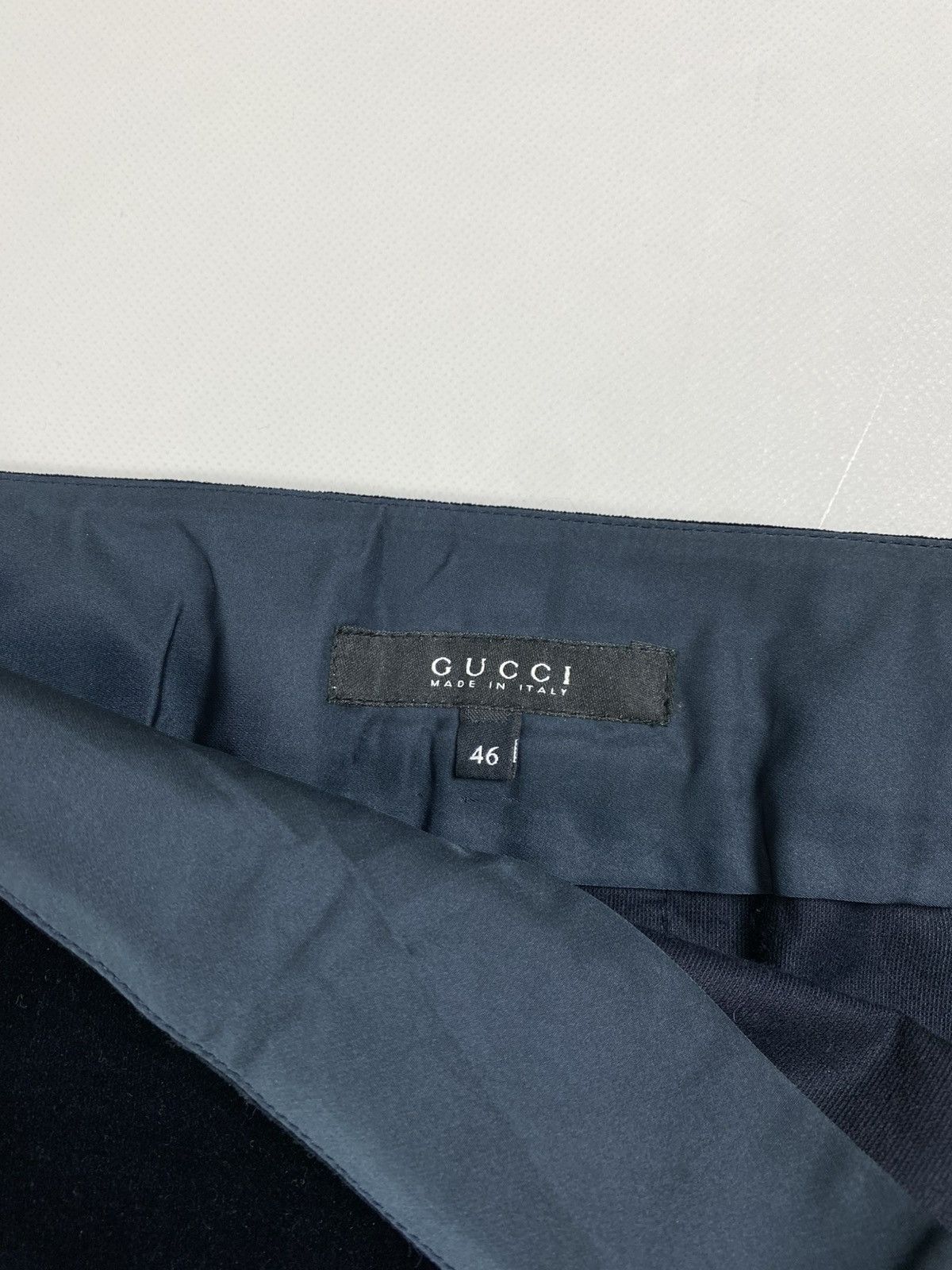 Gucci Gucci By Tom Ford Vintage 2005 Ladies Velour Pencil Skirt Size 32" / US 10 / IT 46 - 12 Thumbnail