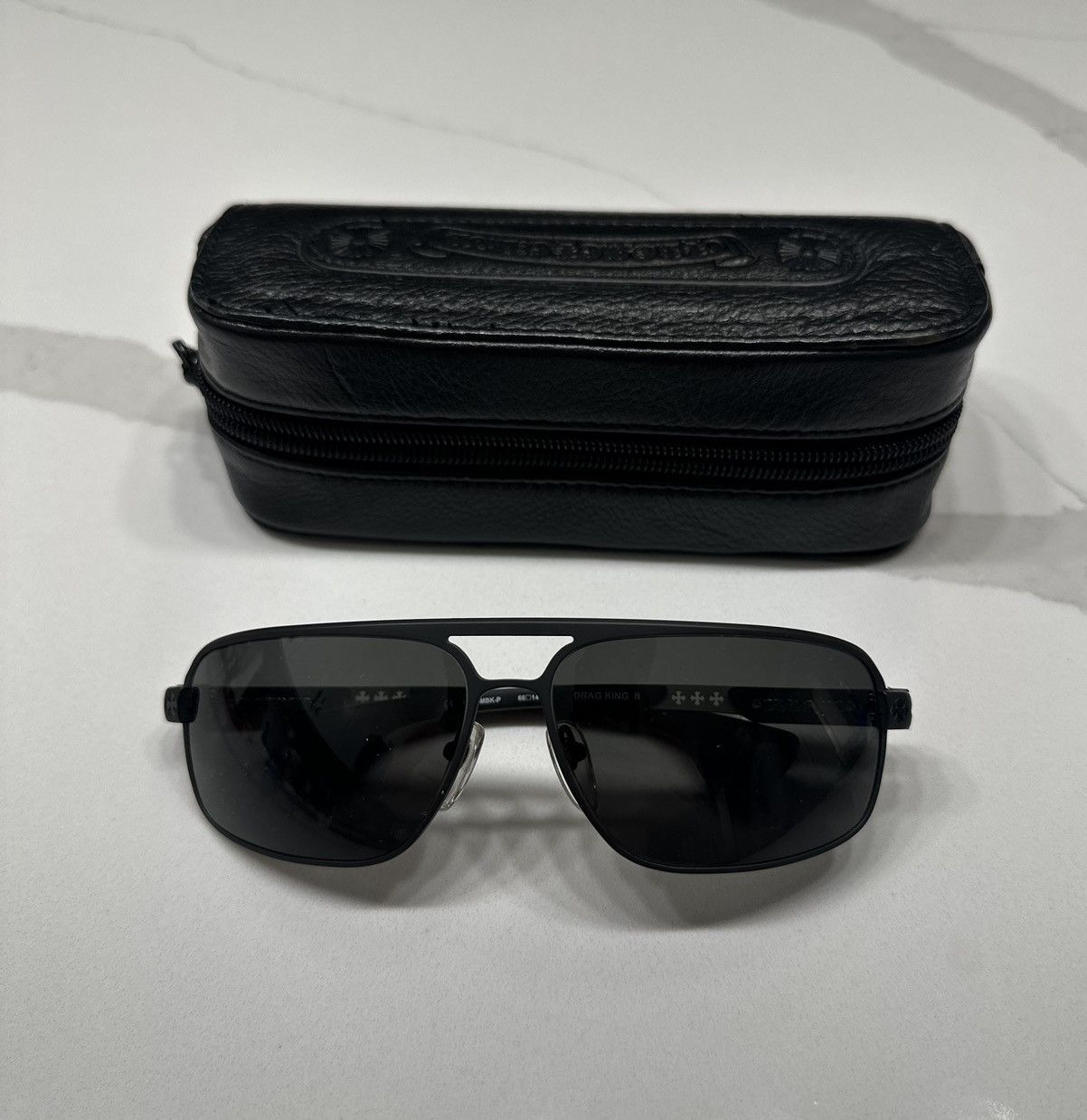 Chrome Hearts 🔥Chrome Hearts Black Vintage Sunglasses🔥 Size ONE SIZE - 1 Thumbnail