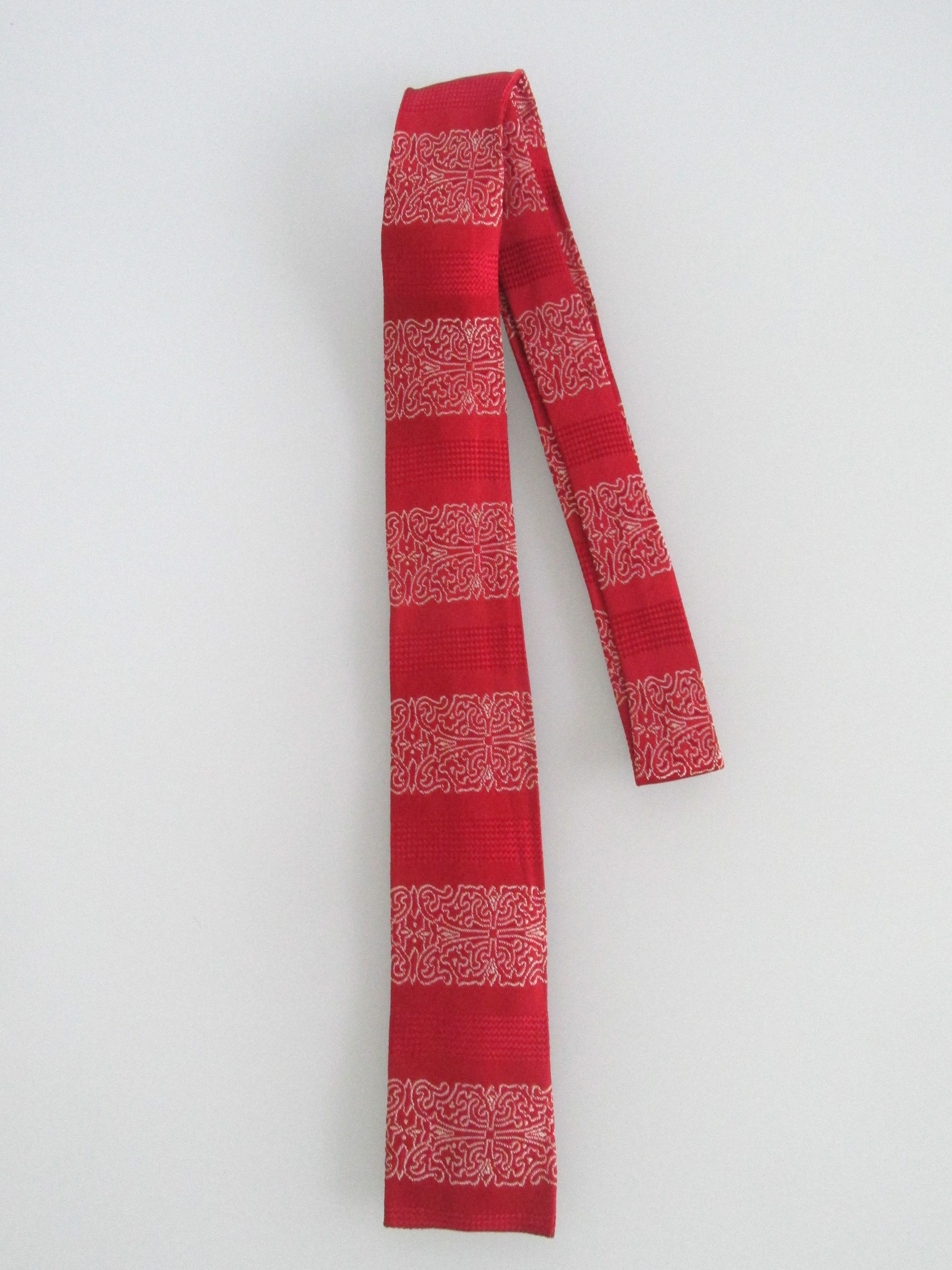 Vintage Flat/Square Bottom Vintage Men's Tie Size ONE SIZE - 1 Thumbnail