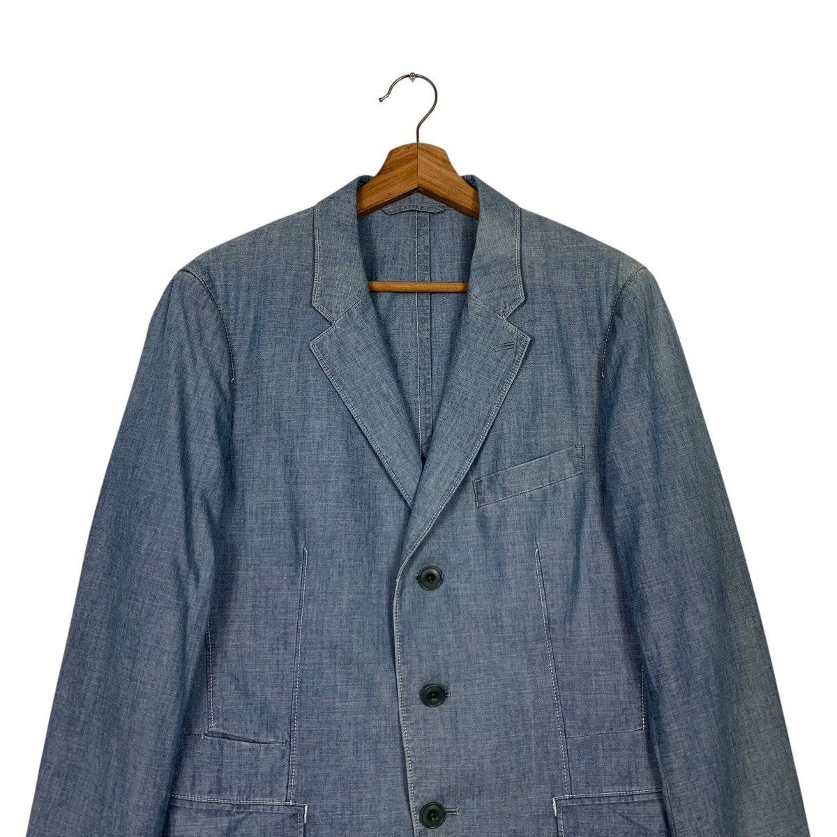 Lemaire × Uniqlo UNIQLO and LEMAIRE Jeans Blazer Suit Jacket #2335-C104 Size US S / EU 44-46 / 1 - 2 Thumbnail