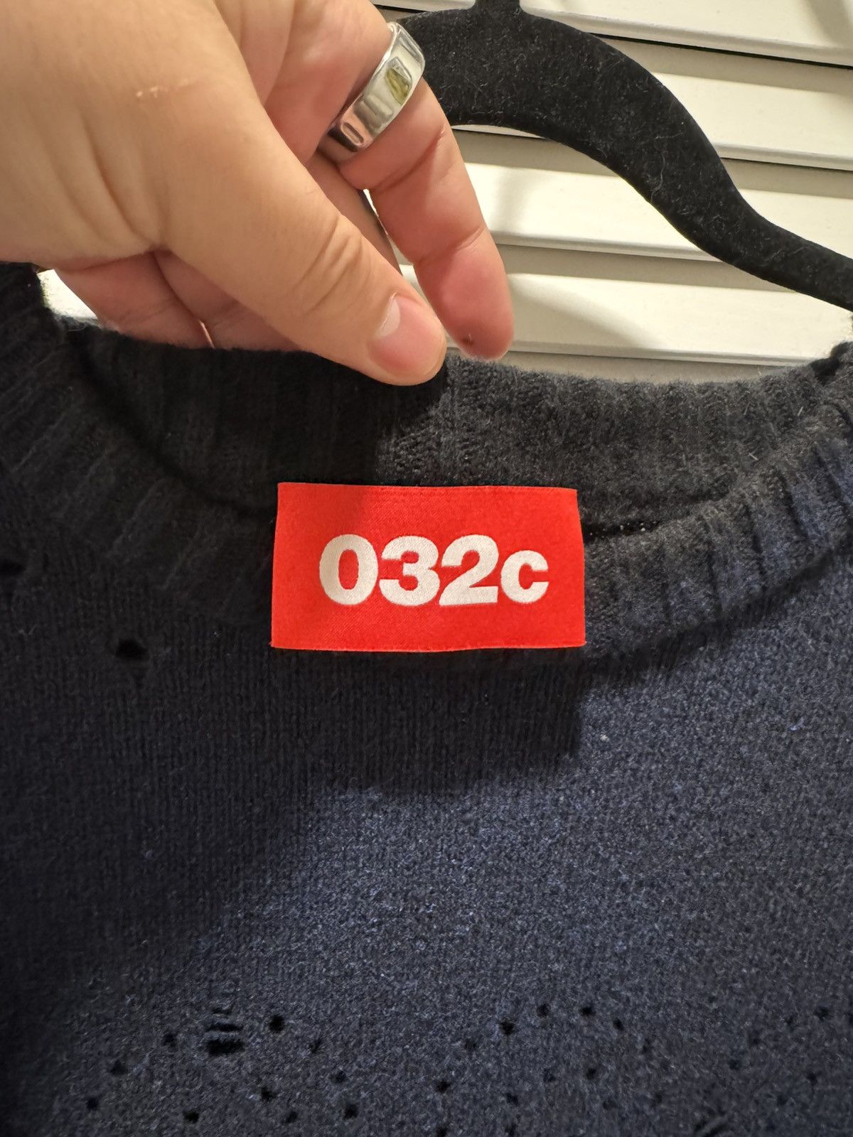 032c 032c Lazer Selfie Distressed Jumper Size US L / EU 52-54 / 3 - 3 Thumbnail