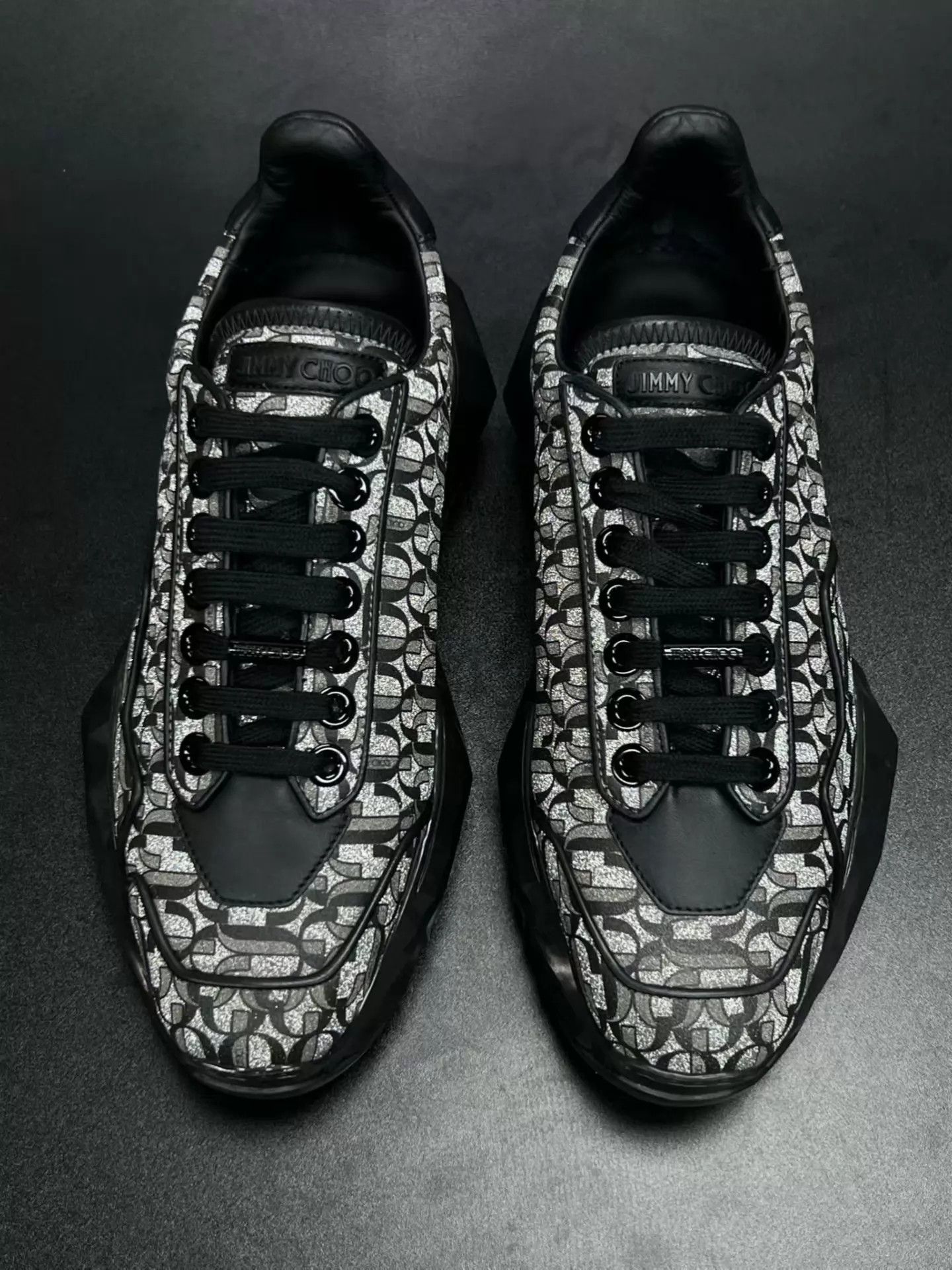 Jimmy Choo Jimmy Choo All Over Print Sneakers 38.5 EU Like New Size US 8 / IT 38 - 3 Thumbnail