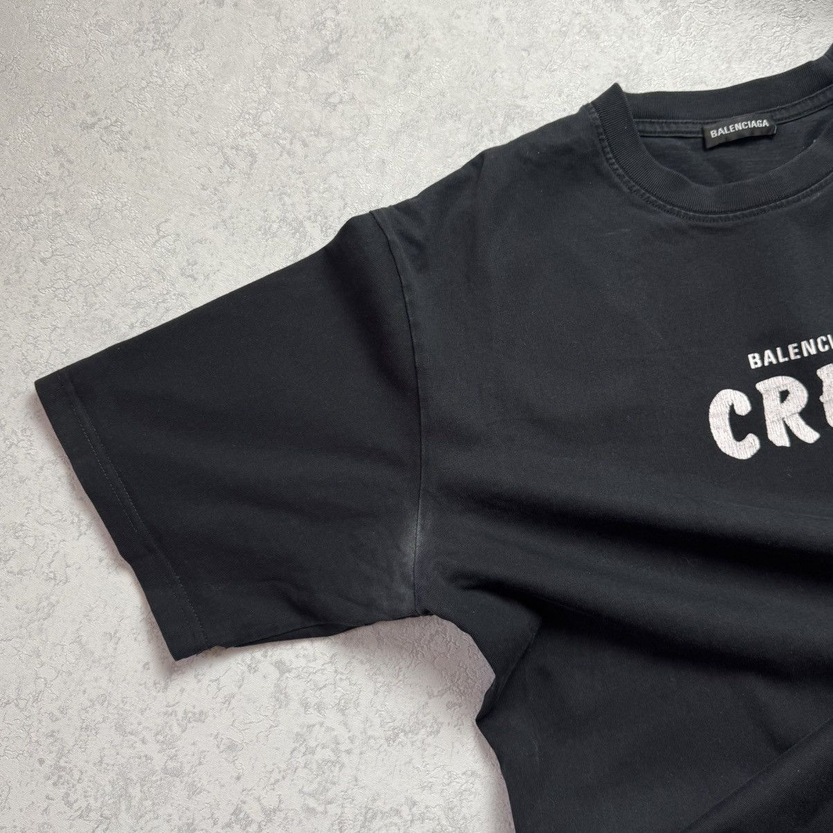 Balenciaga Balenciaga Faded Crew Boxy Oversized Tee Size US M / EU 48-50 / 2 - 7 Thumbnail