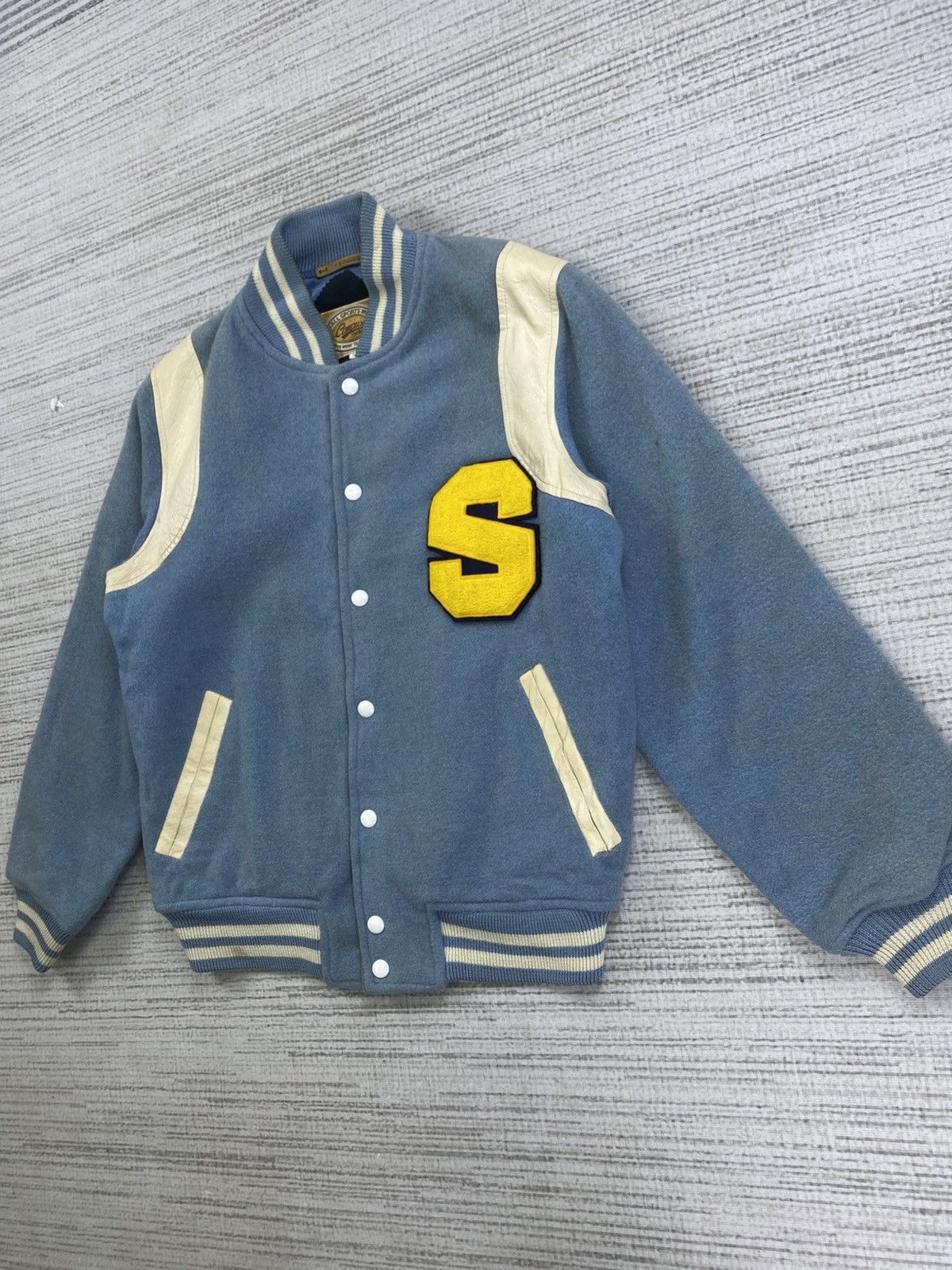 Vintage Vintage Campus Big Logo S Wool Varsity Jacket Size US M / EU 48-50 / 2 - 4 Thumbnail