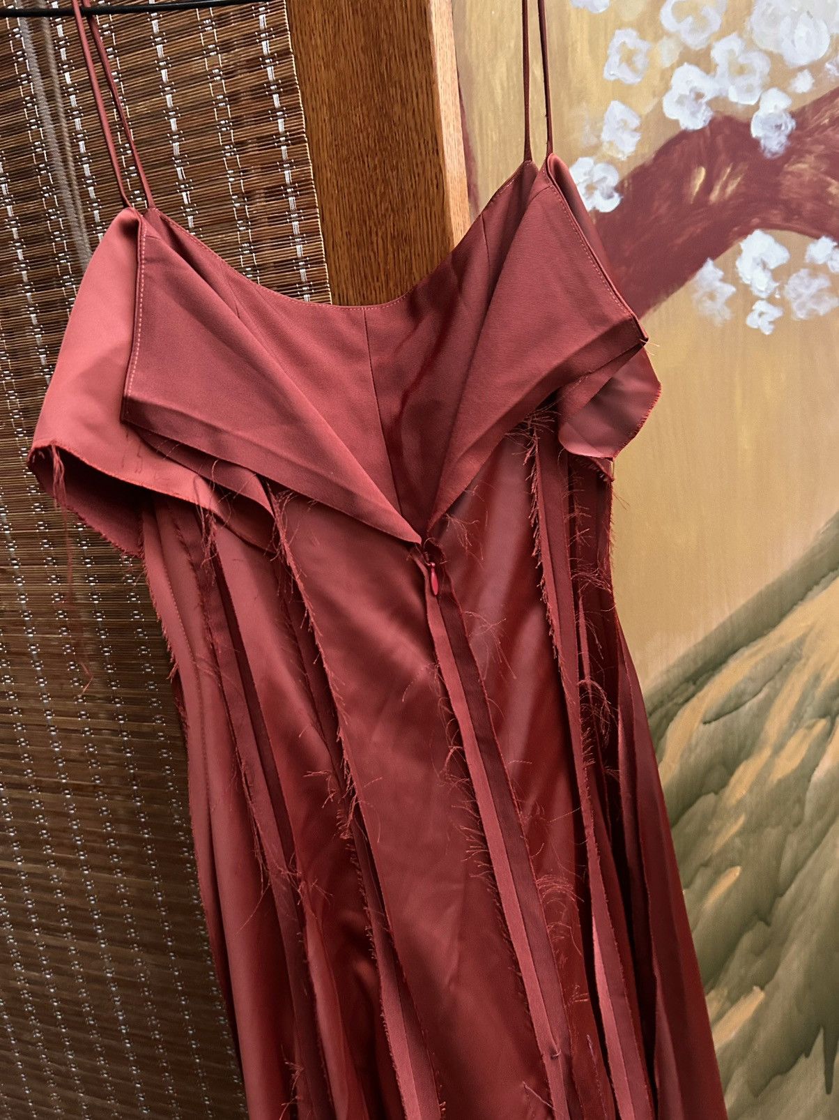 Handmade Peng Tai Deconstructed Silk Blend Maxi Wabi Sabi Dress Sz XS Size XS / US 0-2 / IT 36-38 - 4 Thumbnail