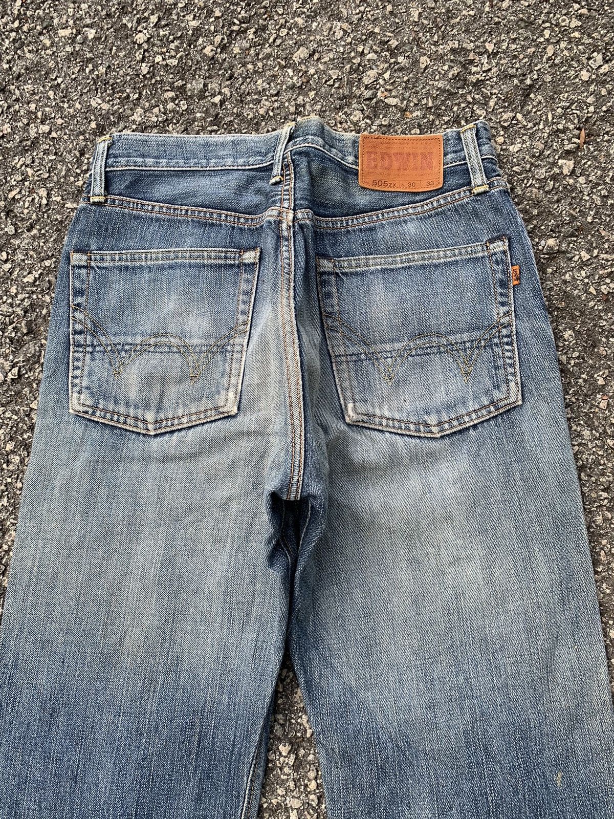 Edwin × If Six Was Nine × Kapital Vintage Edwin 505ZX Redline Selvedge distressed denim Size US 30 / EU 46 - 7 Thumbnail