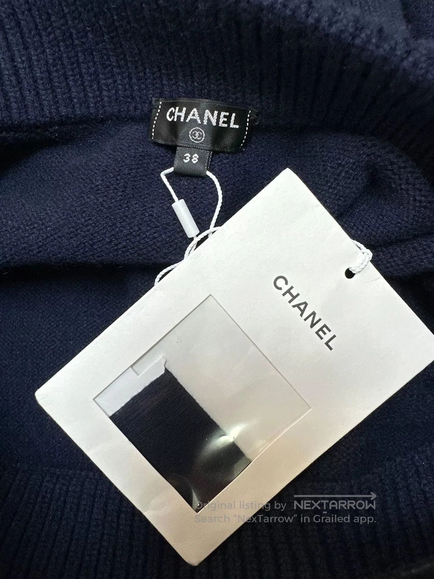 Chanel Chanel 20C Blue Knit Cold. Size US M / EU 48-50 / 2 - 5 Thumbnail