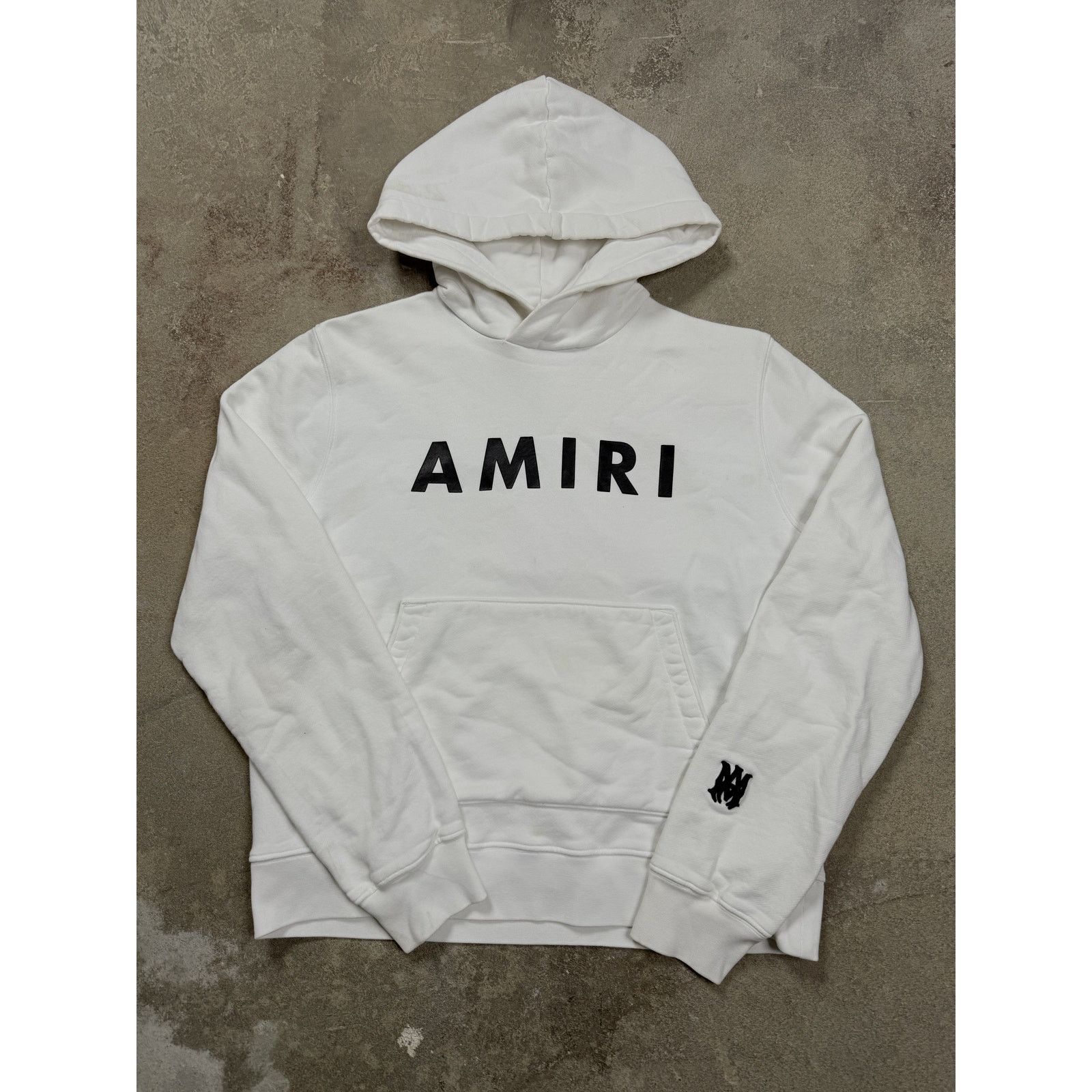 Amiri Amiri Classic Logo Hoodie White Used Large Size US L / EU 52-54 / 3 - 1 Thumbnail