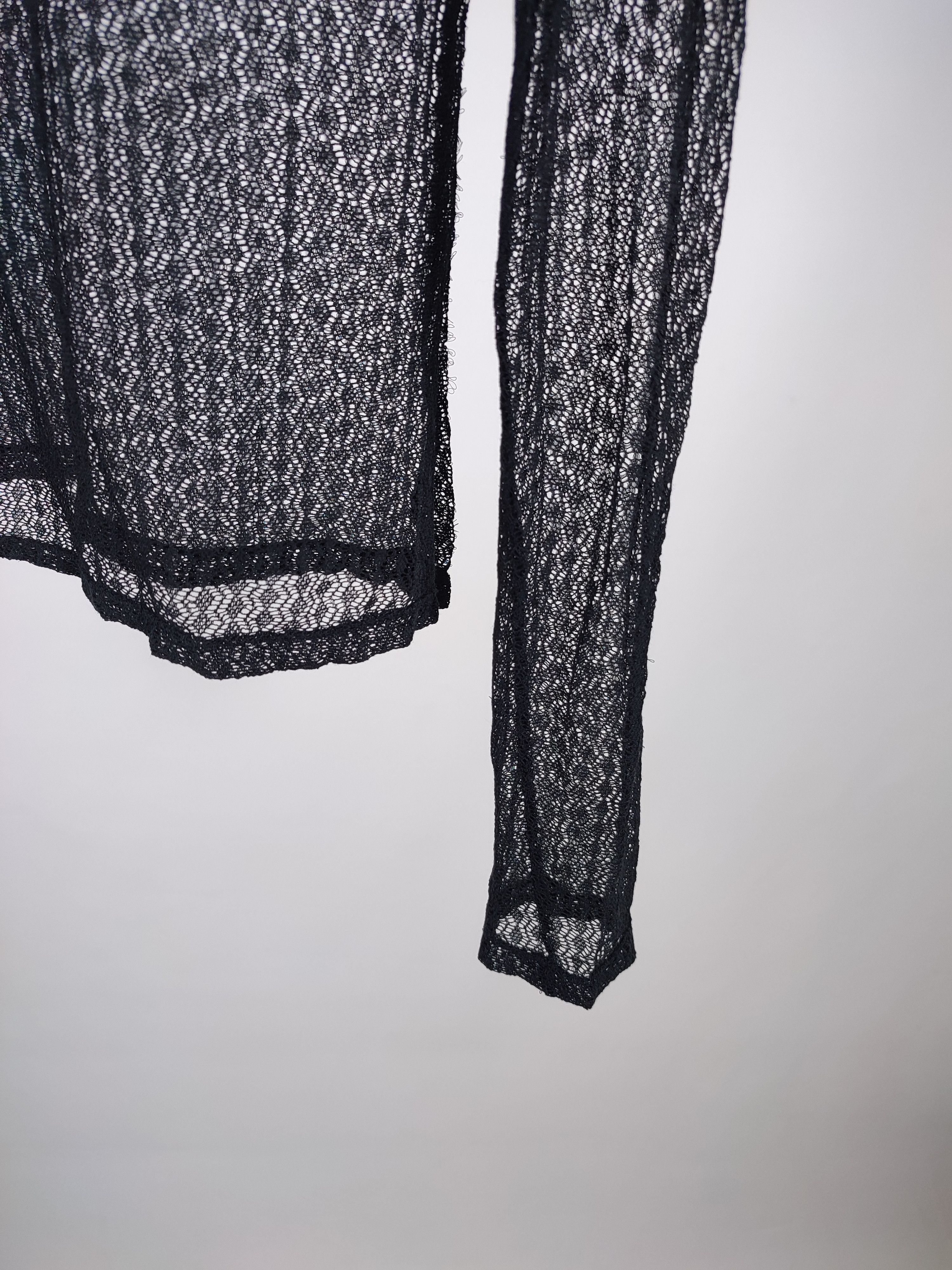 Dolce & Gabbana Dolce Gabbana Sheer Mesh Lace Vintage Top Shirt Size M / US 6-8 / IT 42-44 - 2 Thumbnail