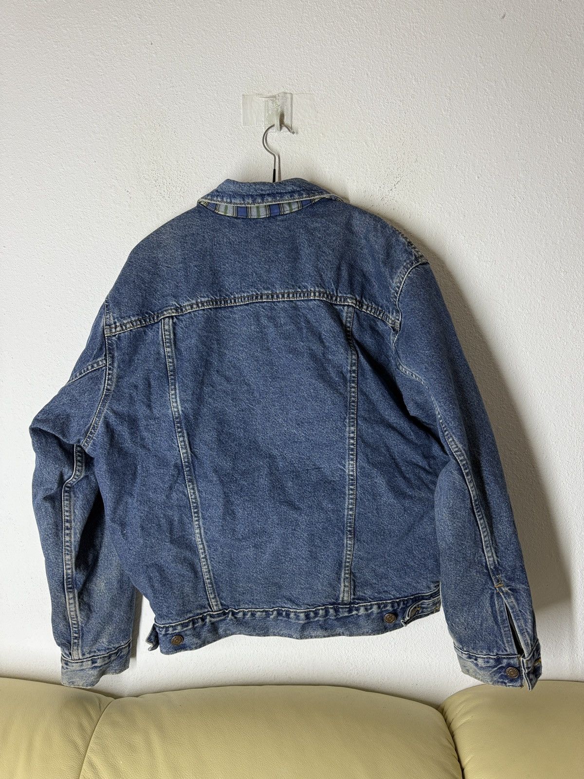 Levi's Vintage 1989 Levi's Denim Jacket Flennel Lined made in USA Size US S / EU 44-46 / 1 - 2 Thumbnail