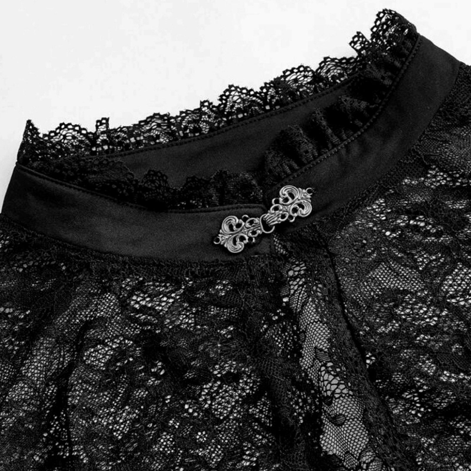Shein HIGH NECK ☆ VICTORIAN STYLE ☆ BELL SLEEVE SHRUG ☆ NWT Size XXL / US 16-18 / IT 52-54 - 4 Thumbnail