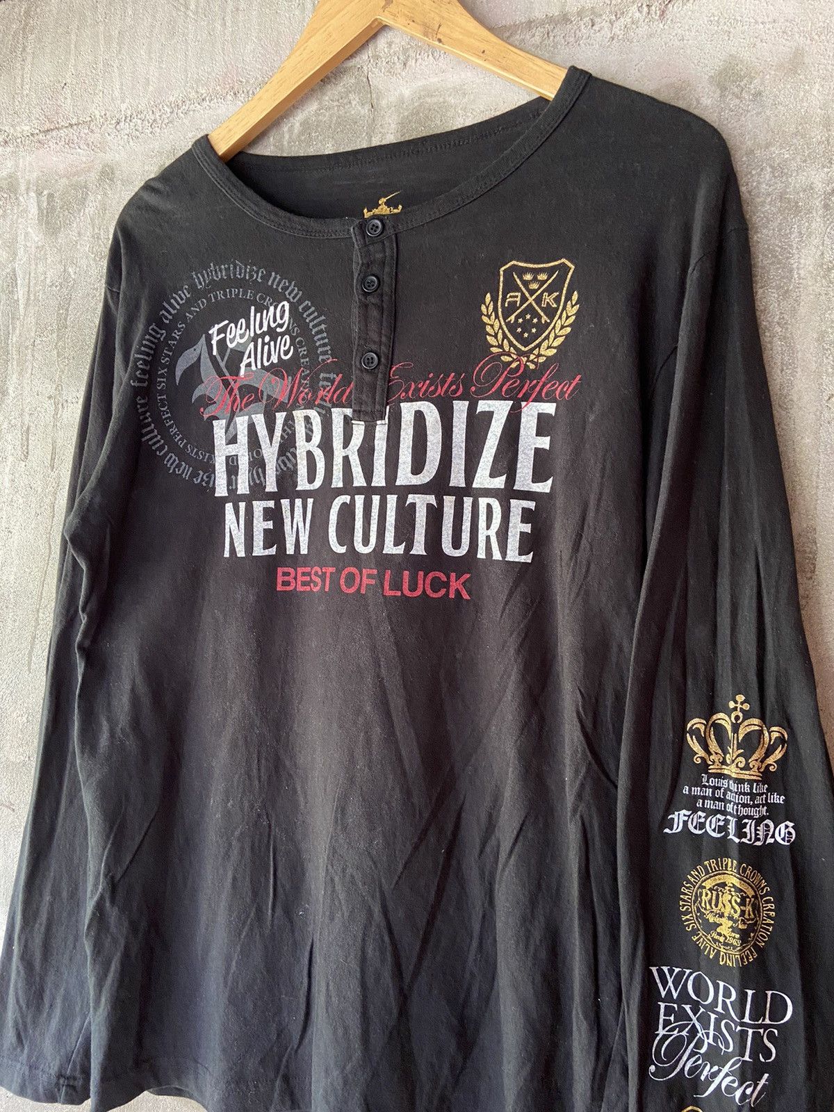 Beauty Beast × Hysteric Glamour × Japanese Brand FEELING ALIVE HYBRIDZE NEW CULTURE BEST OF LUCK LONG SLEEVE Size US L / EU 52-54 / 3 - 4 Thumbnail