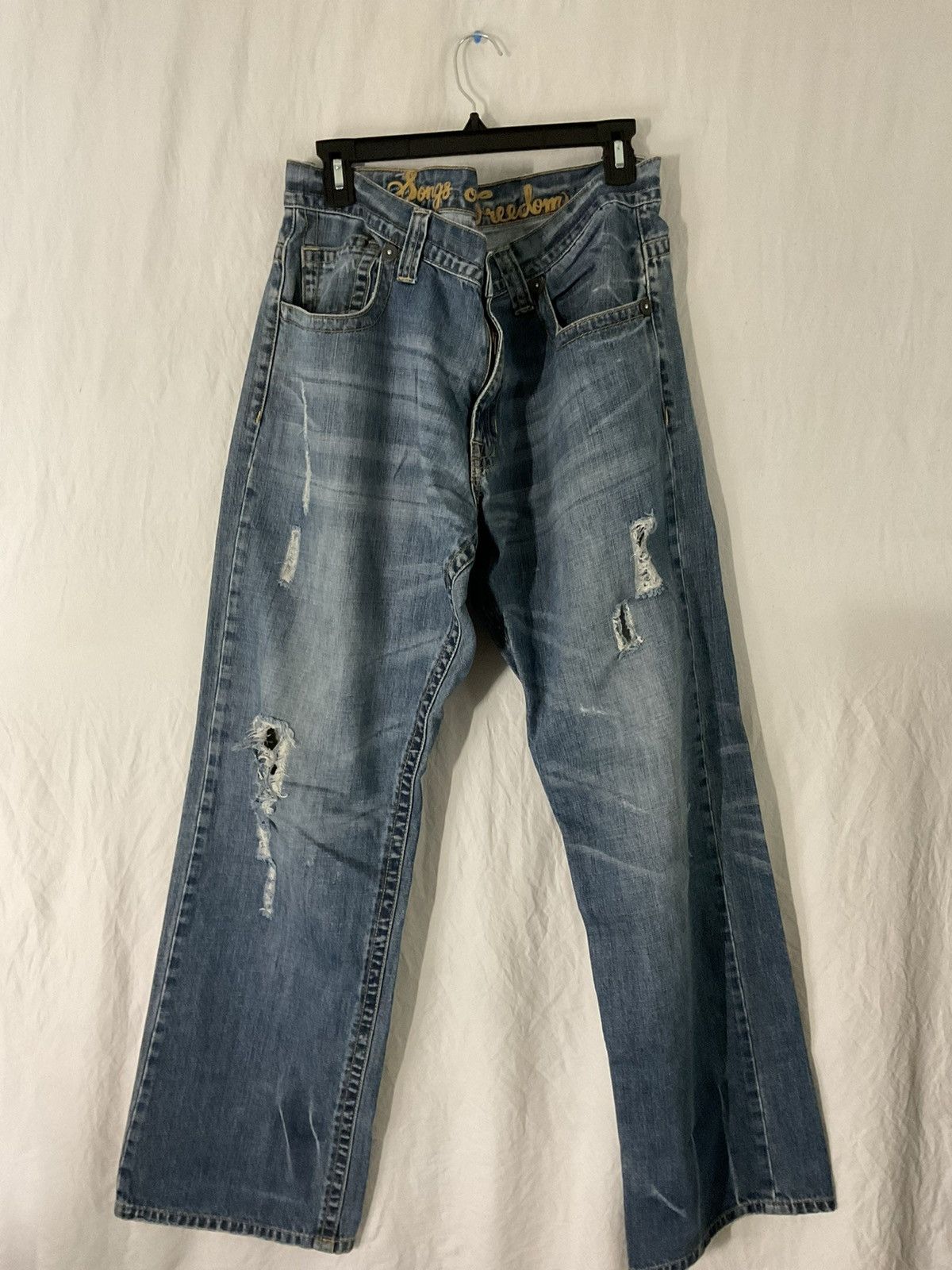 Vintage Vintage Songs Of Freedom Jeans Size US 38 / EU 54 - 1 Thumbnail