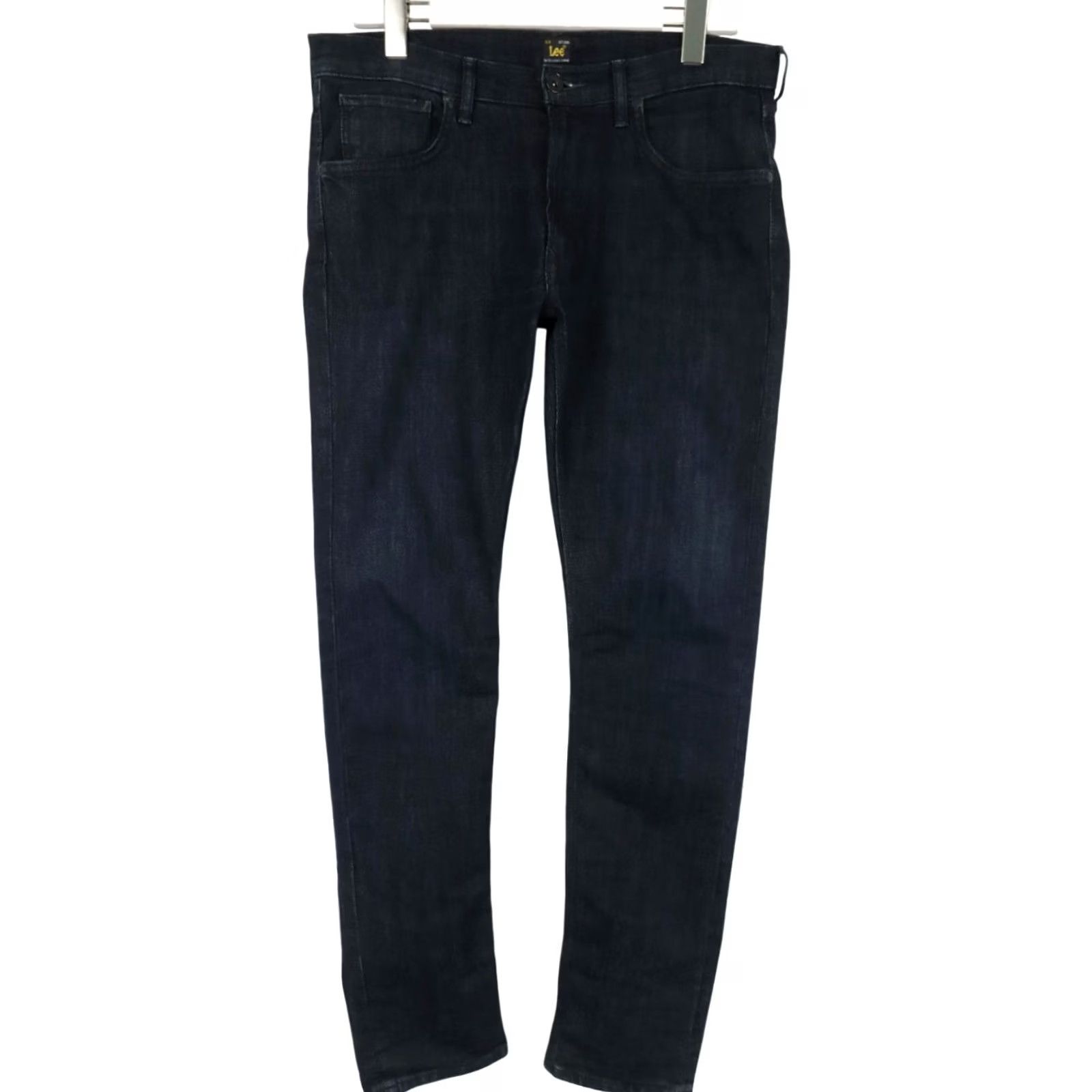 Lee LEE Luke Jeans Slim Navy Blue Denim Zip Fly Stretched Slim Fit W33/L32 Mens Jeans Size US 33 - 2 Thumbnail