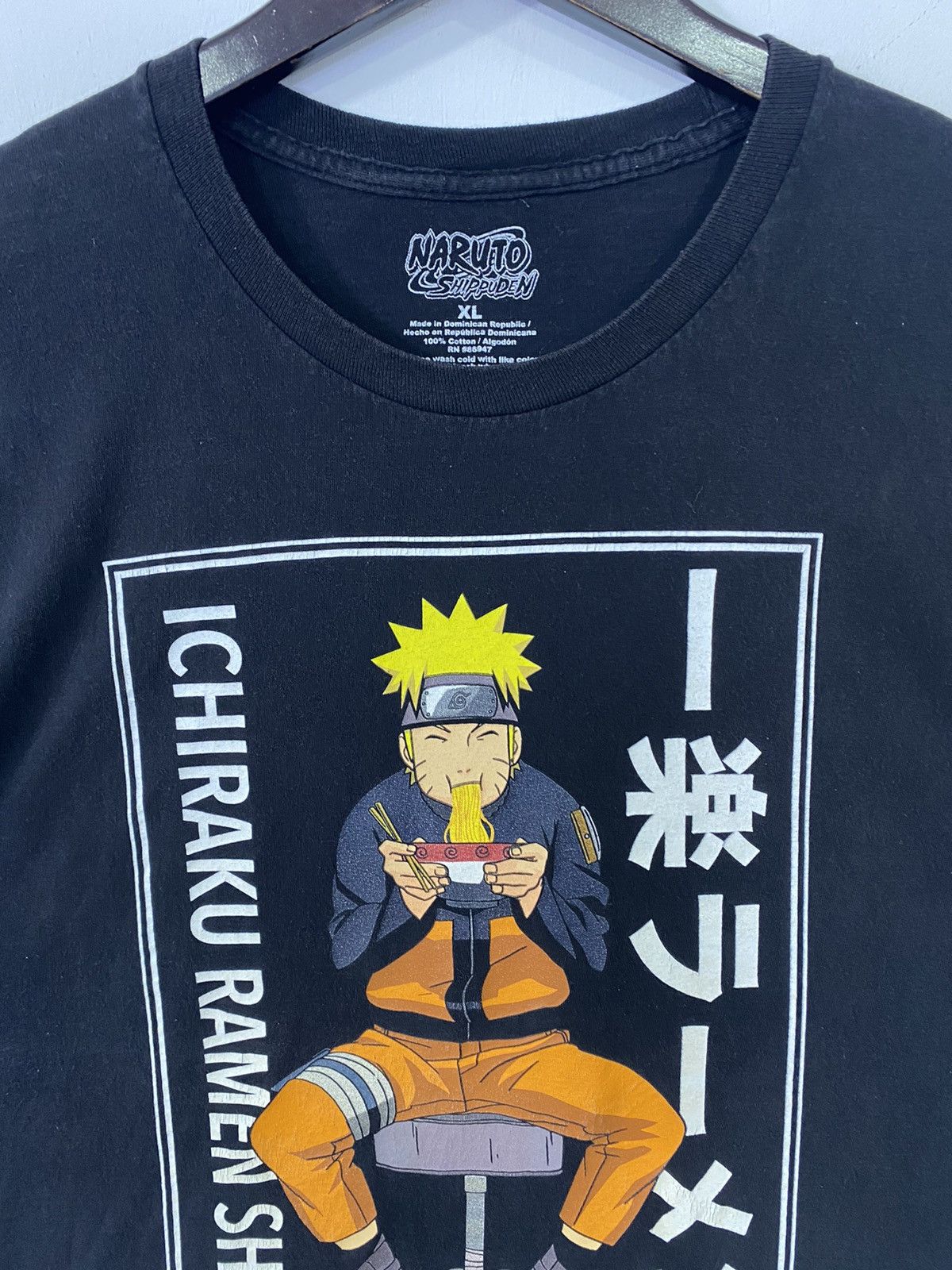Vintage 💥NARUTO SHIPPUDEN Ichiraku ramen shop rare tee shirt Size US XL / EU 56 / 4 - 3 Thumbnail