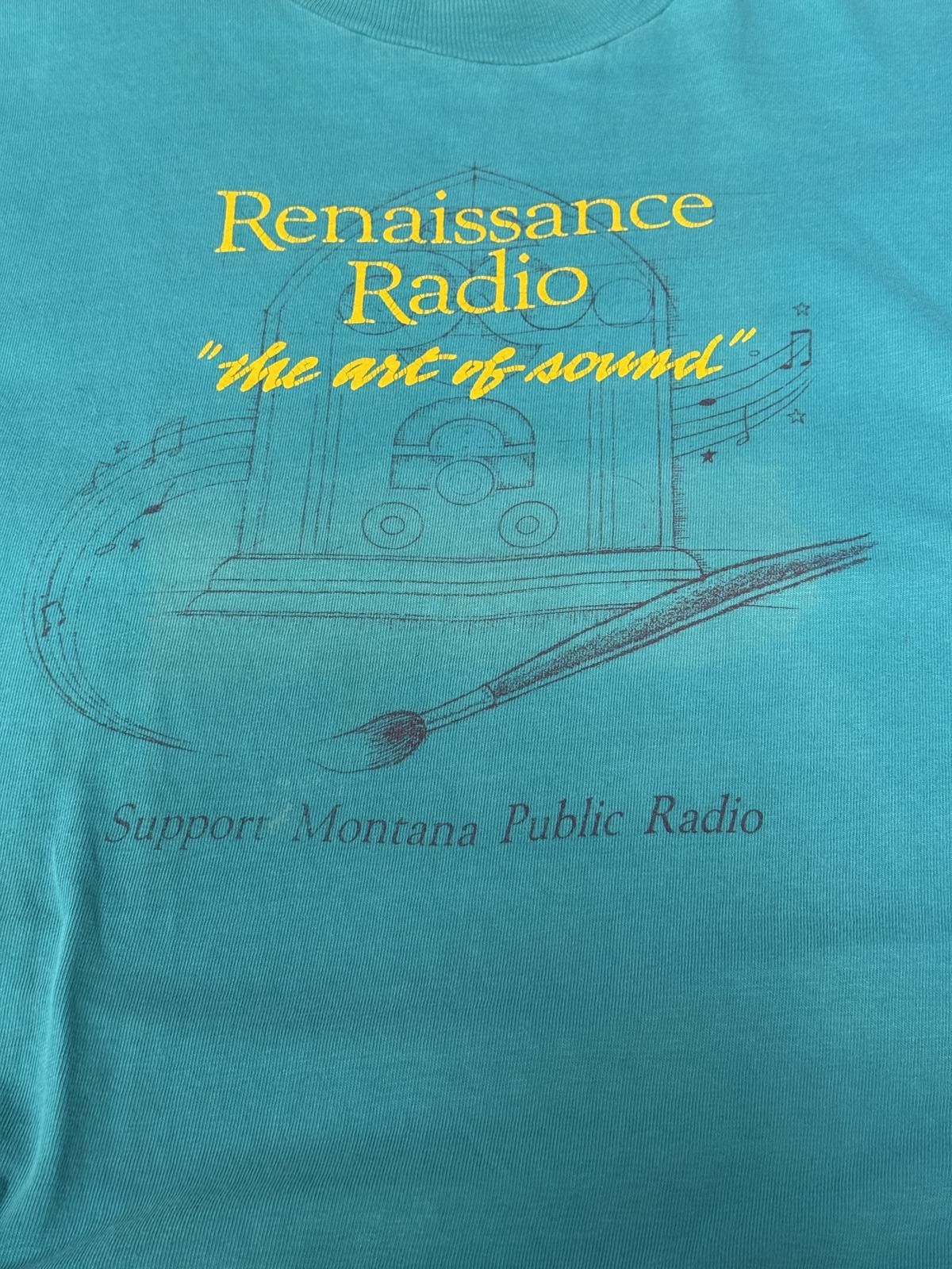 Hanes VTG Support Public Radio T-shirt Renaissance Radio Montana Size US XL / EU 56 / 4 - 3 Thumbnail