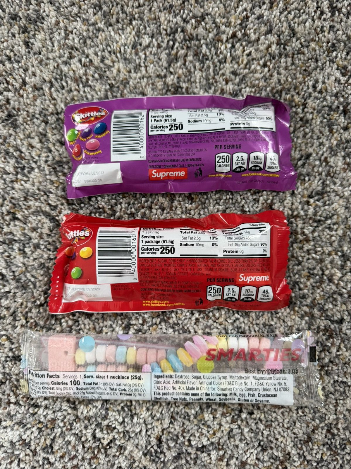 Supreme Supreme Skittles and Smarties Candy Necklace Bundle Size ONE SIZE - 2 Thumbnail