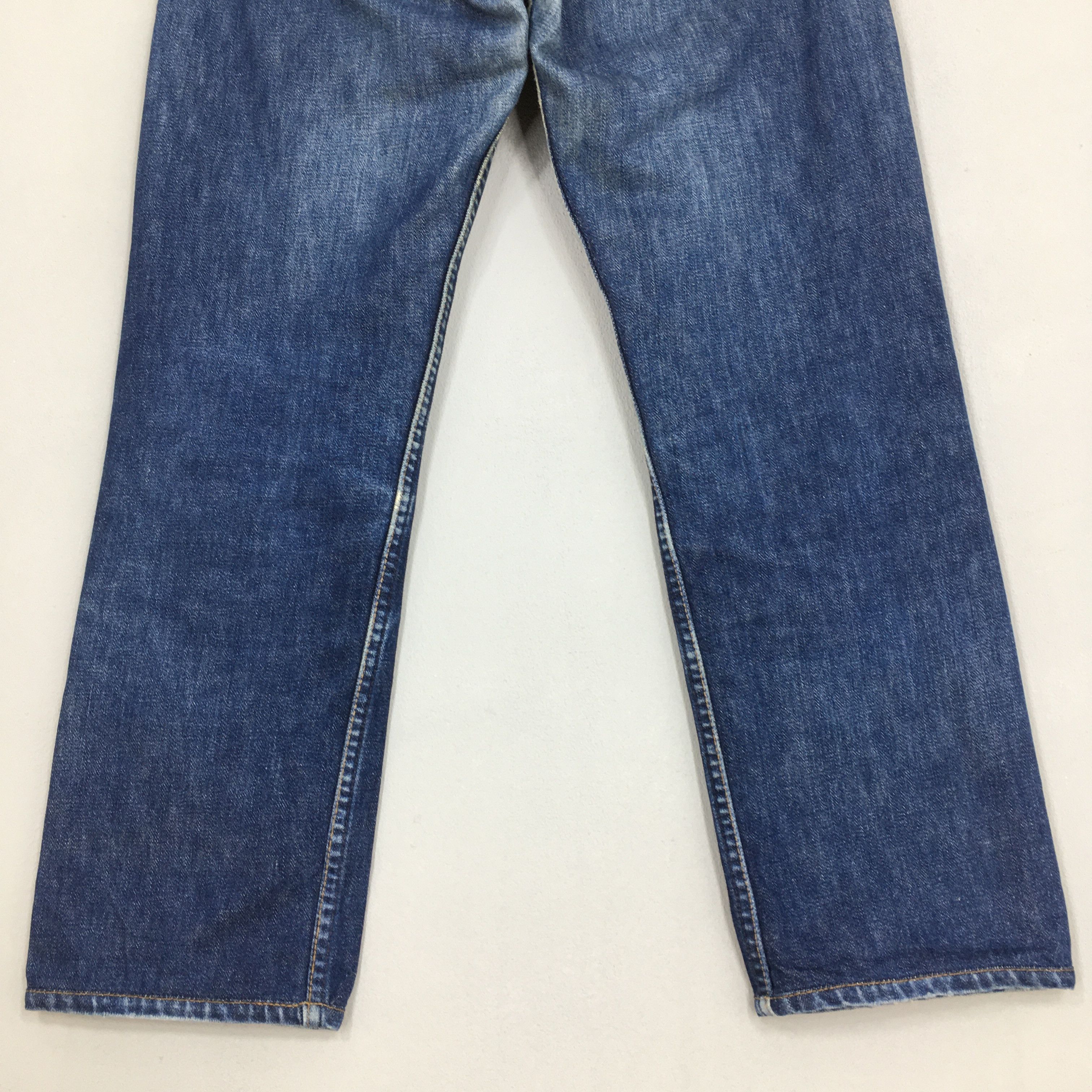 Levi's Size 29x26.5 Vintage 90s Levi's 501 Faded Blue Jeans S740 Size US 29 - 12 Thumbnail